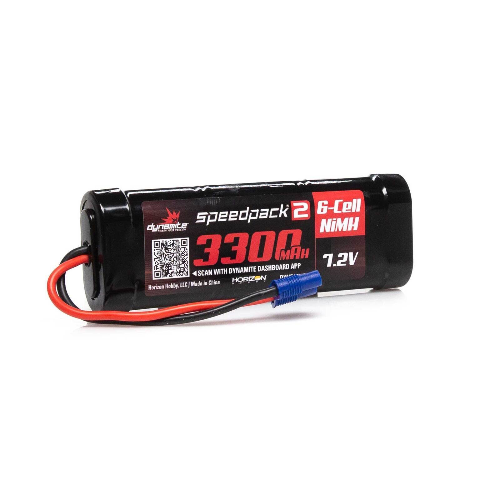 Dynamite 3300mAh 7.2V NiMH Speed Pack Battery with EC3 Connector