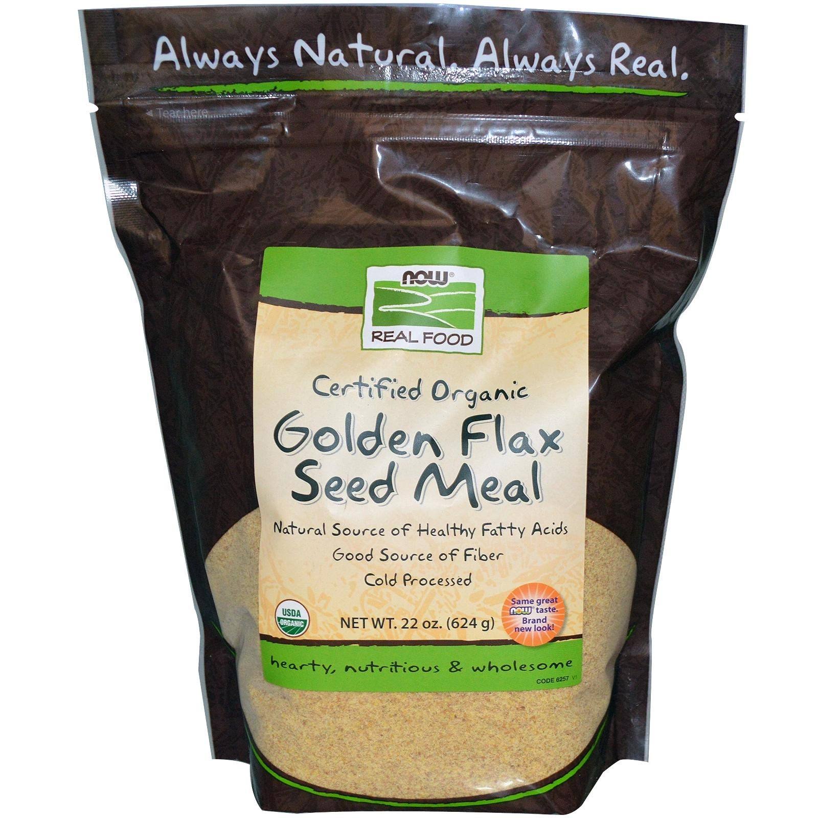 Now Foods Golden Flax Seed Meal - 624g