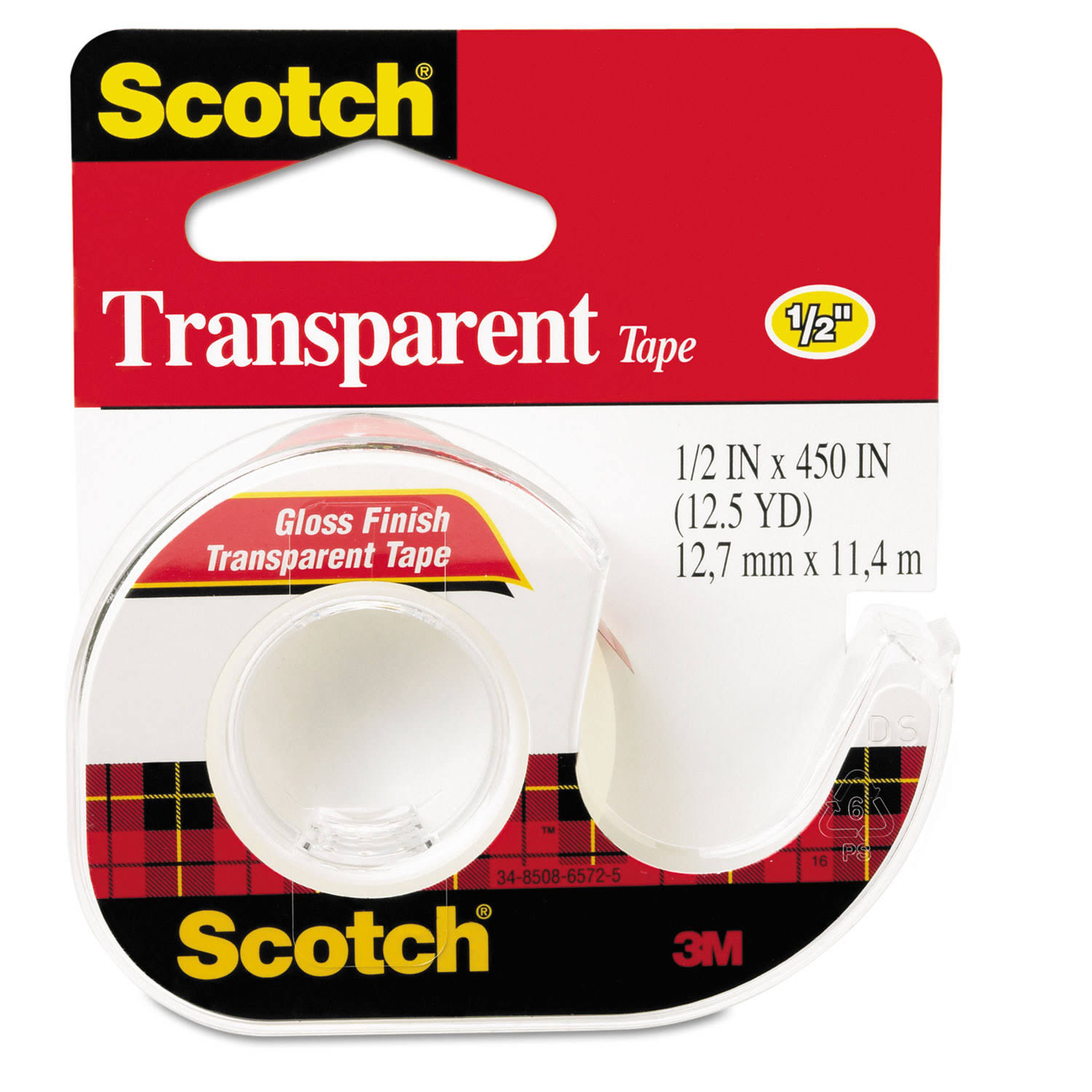 Scotch Transparent Tape - 1/2"
