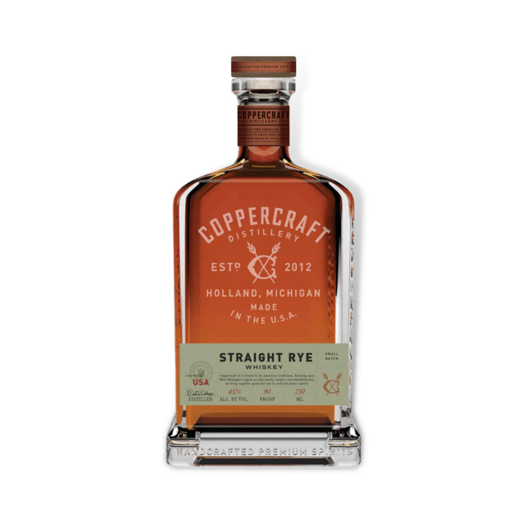 Coppercraft Distillery Straight Rye Whiskey 750ml Bottle