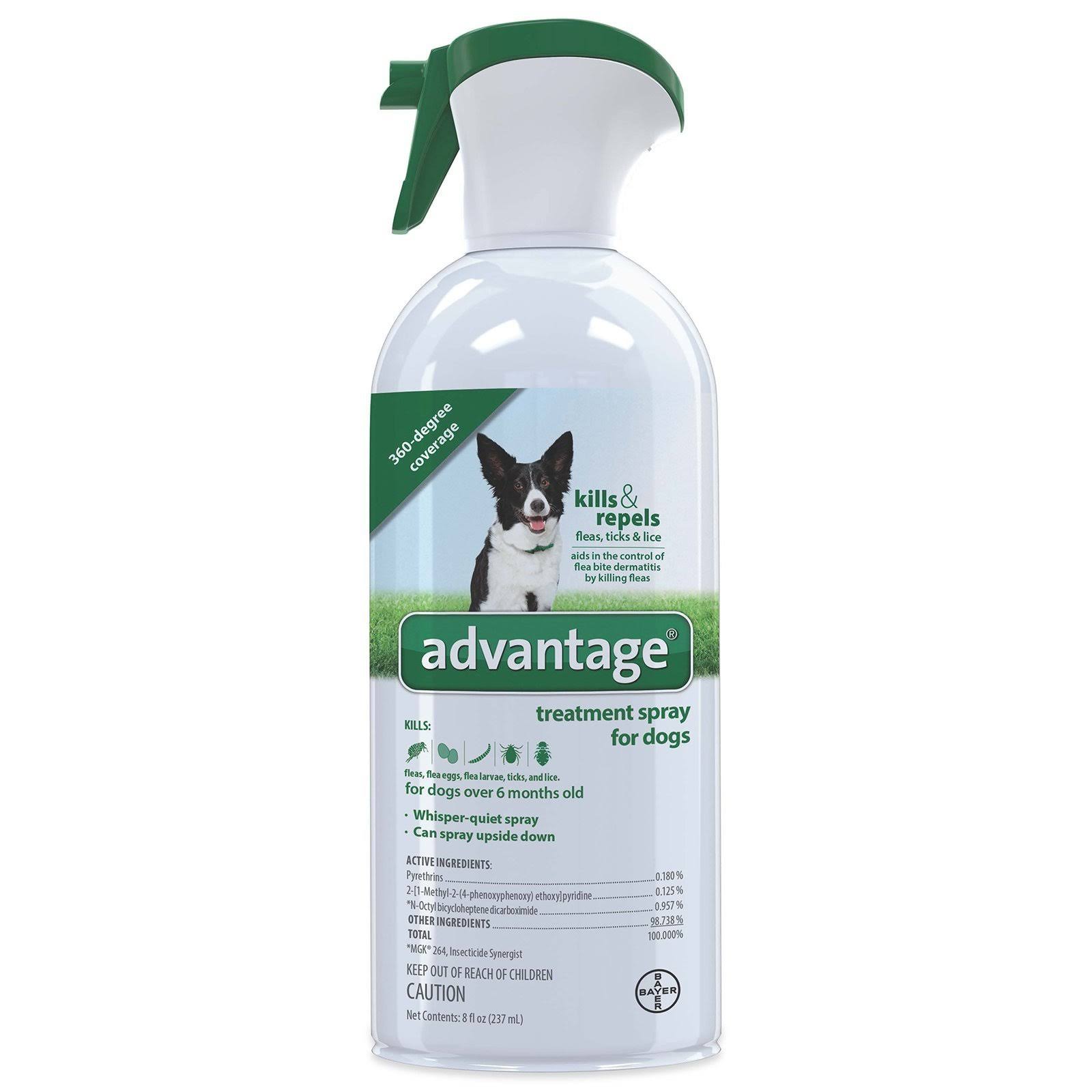 Advantage Flea and Tick Treatment Dog Spray - 8oz