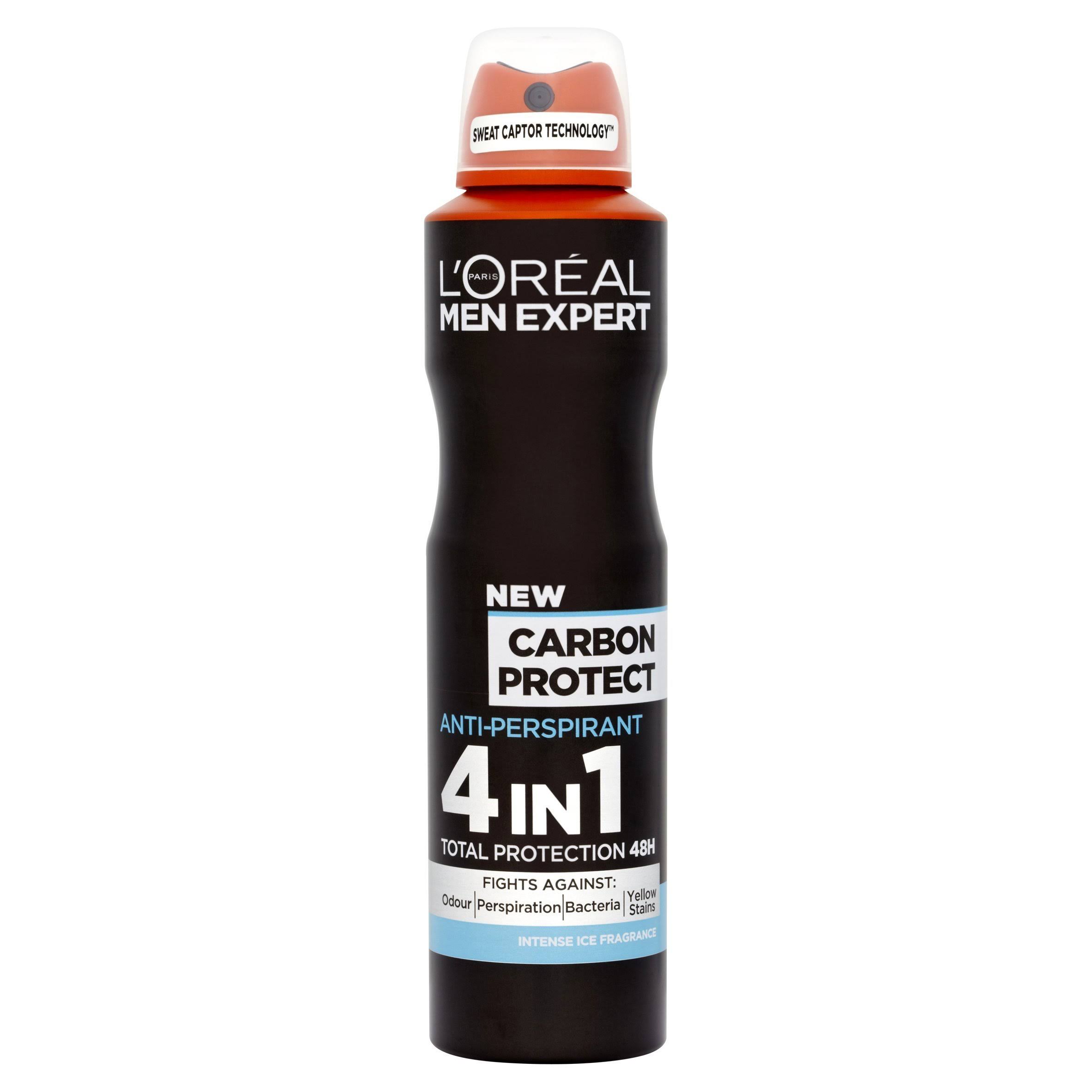 L'Oreal Men Expert Carbon Protect Deodorant - 250ml, Intense Ice Fragrance
