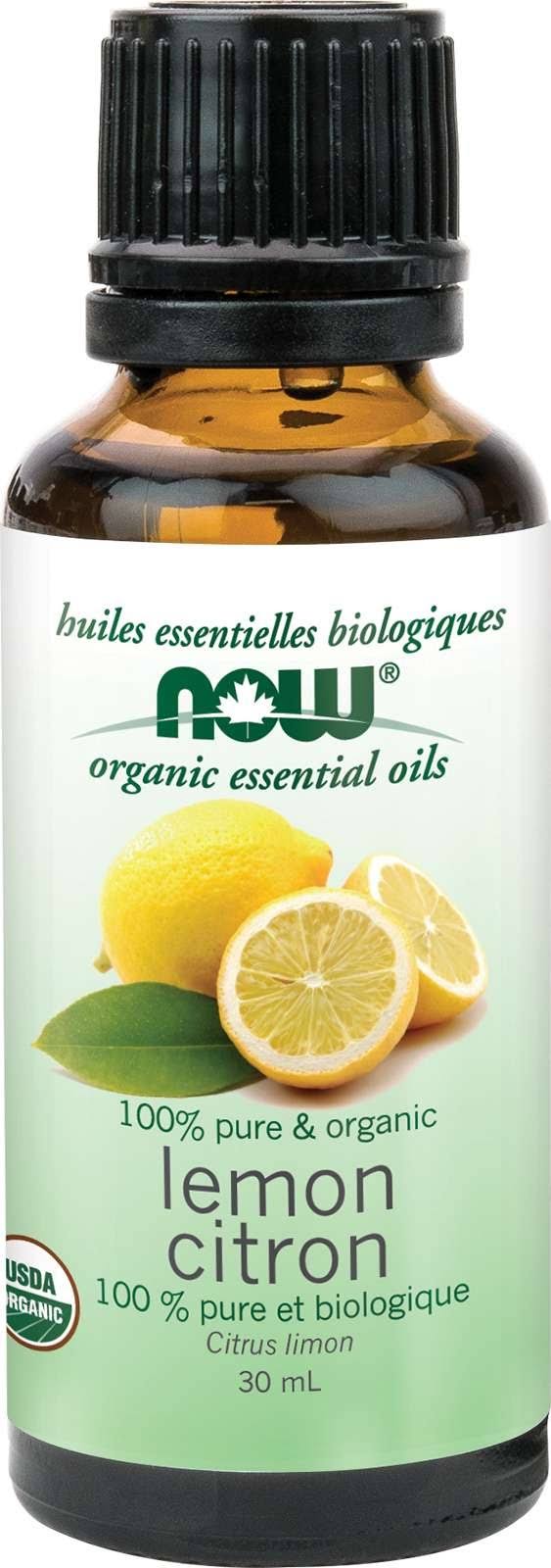 Now Organic Essential Oil - Lemon, 30ml