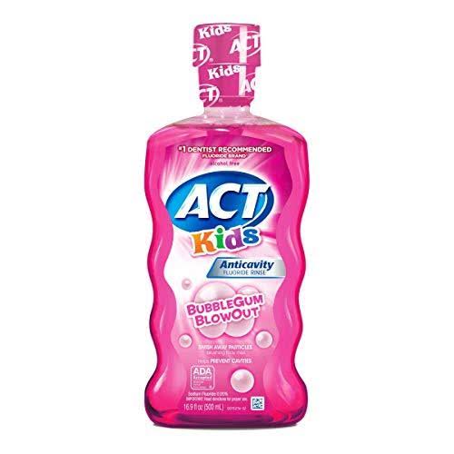 Act Kids Anticavity Fluoride Rinse - Bubblegum Blowout, 16.9oz