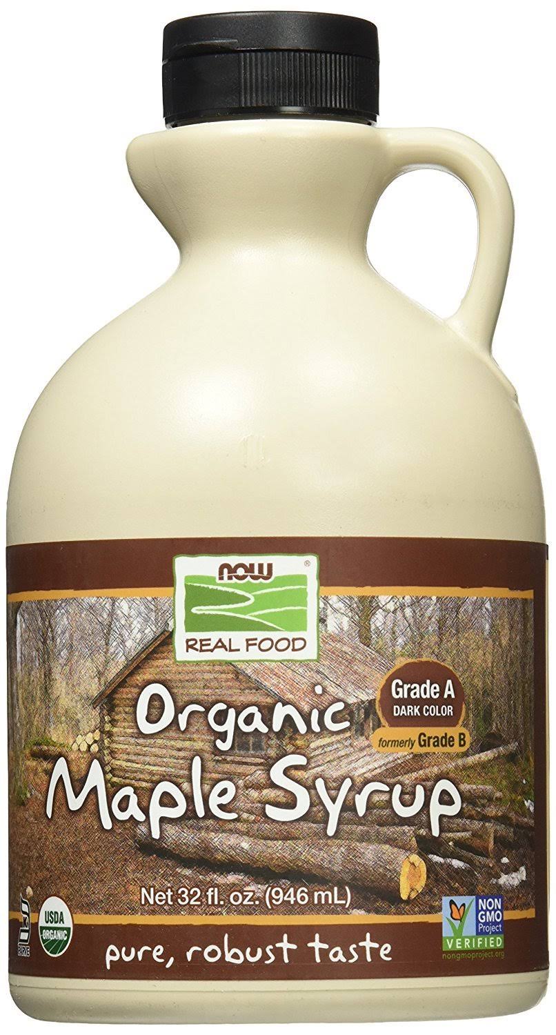 NOW Foods Maple Syrup - Grade B, Organic, 32oz