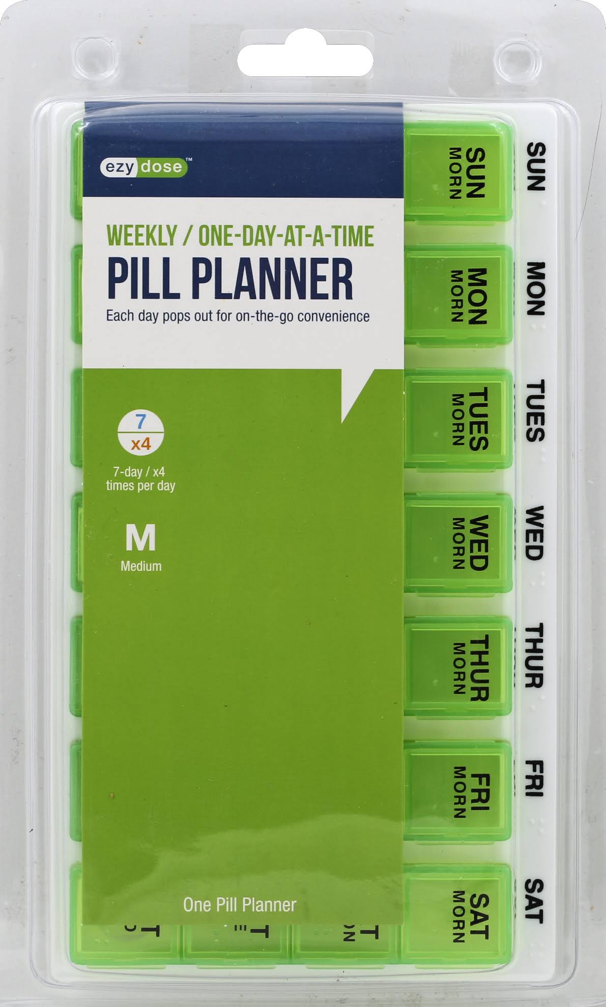 Ezy-dose One-day-at-a-time Medication Organizer - Medium