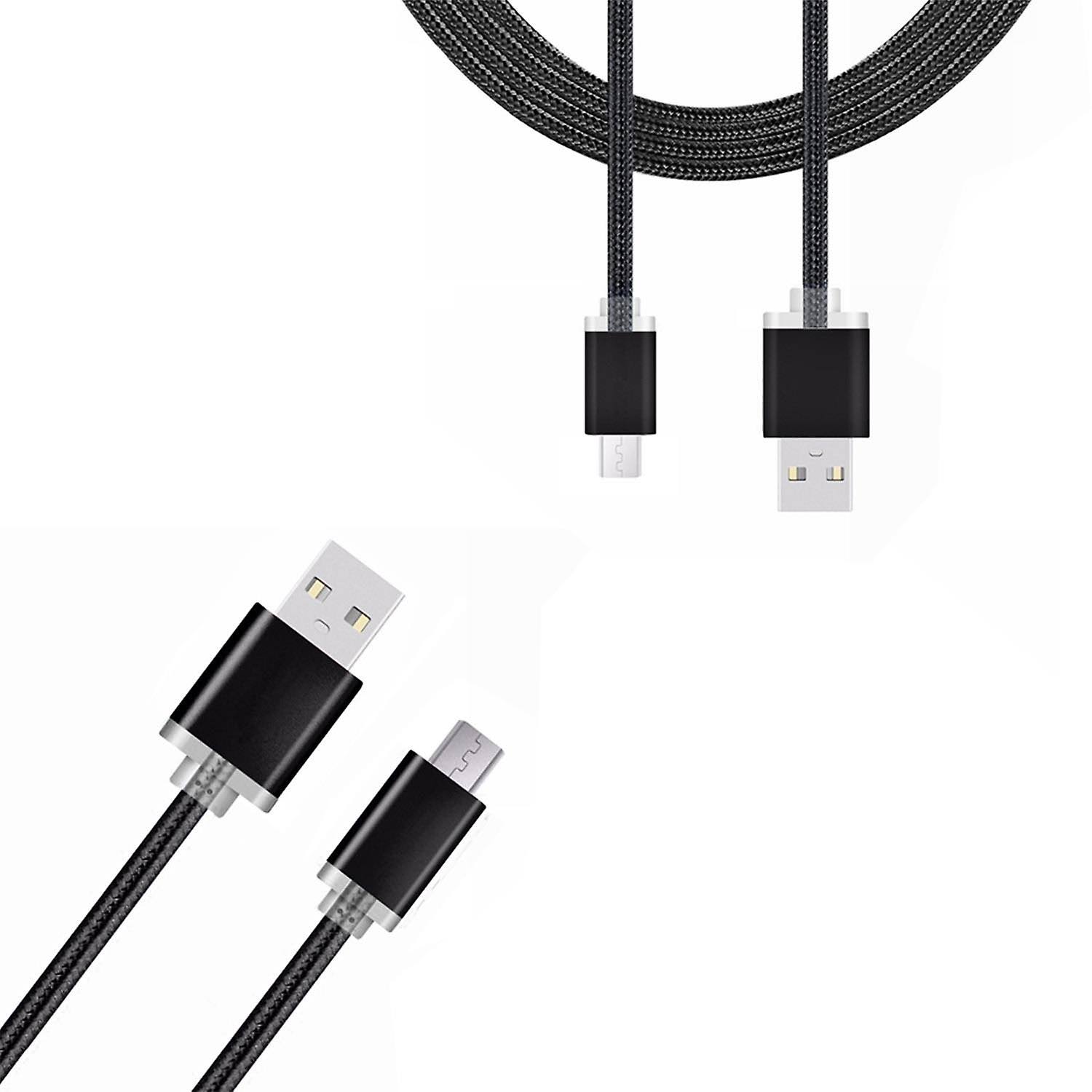 FX Braided USB Cables for Micro USB: Black