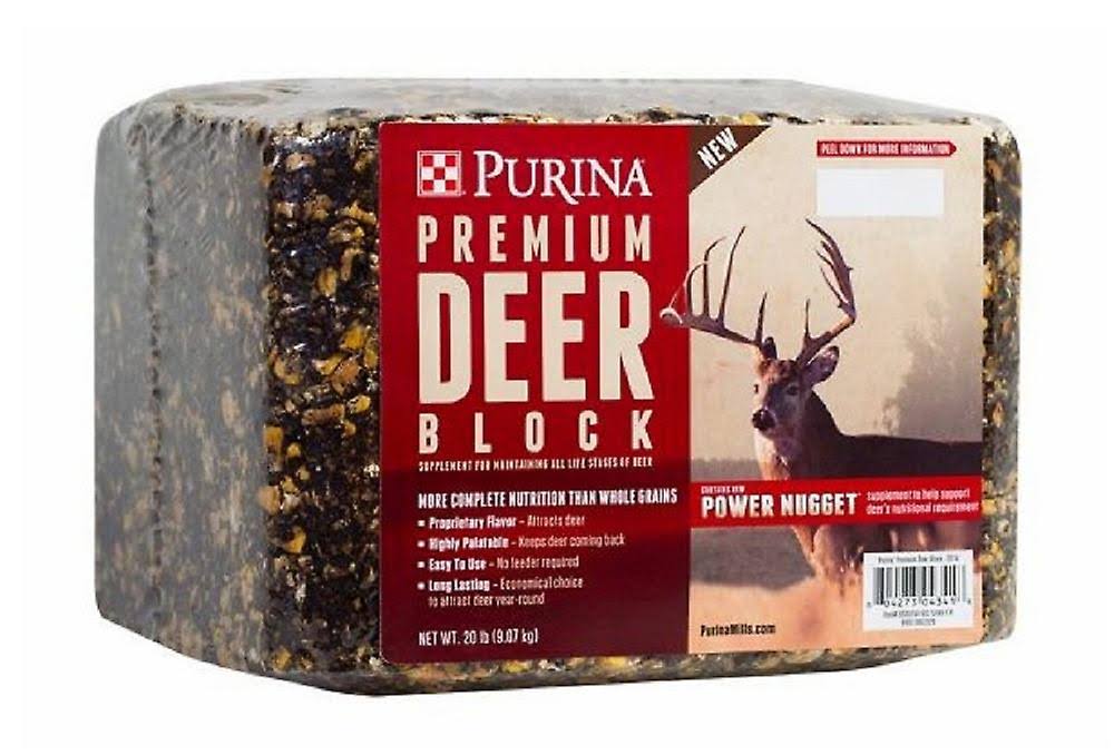 Purina Animal Nutrition 3003250-612 Premium Deer Block 20LB