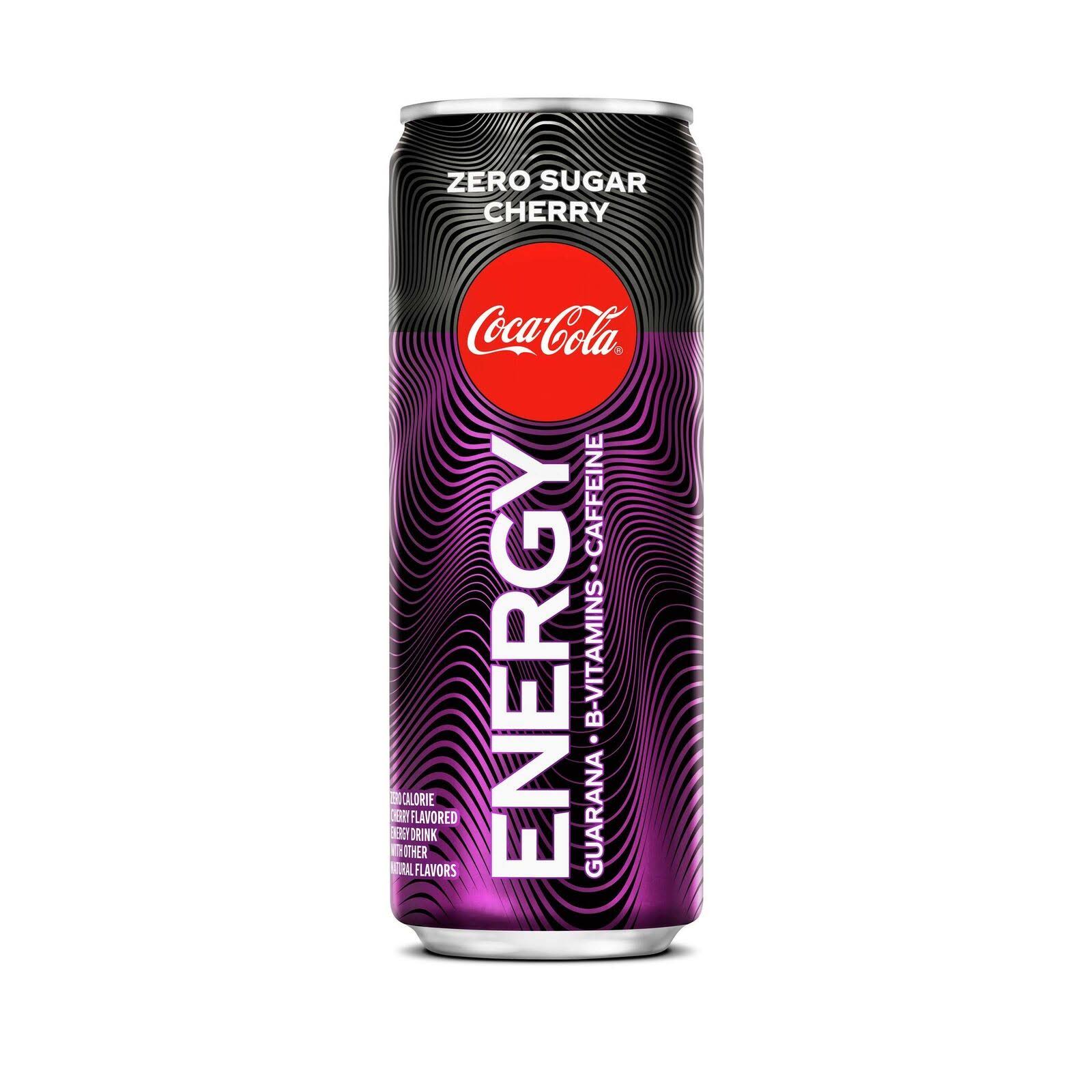 Coca-Cola Energy Drink, Zero Sugar, Cherry - 1 can