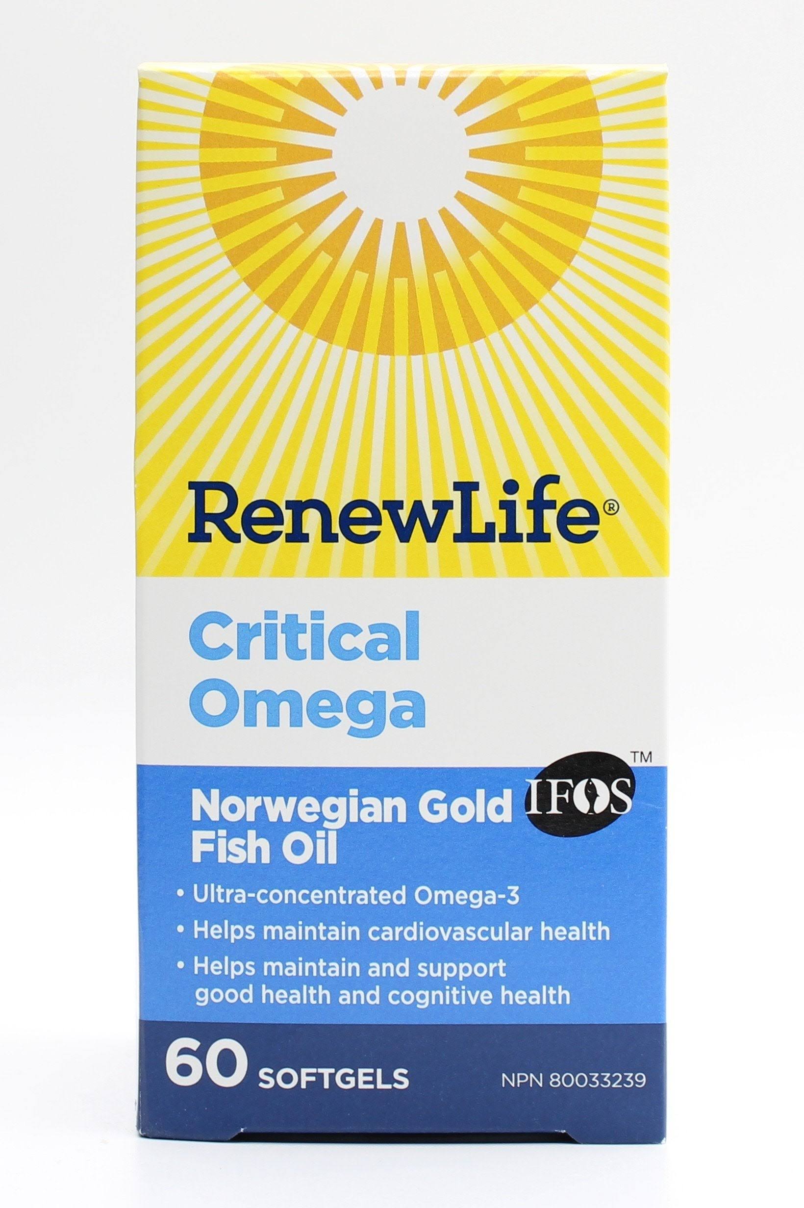 Norwegian Gold Critical Omega Renew Life 60 Softgel