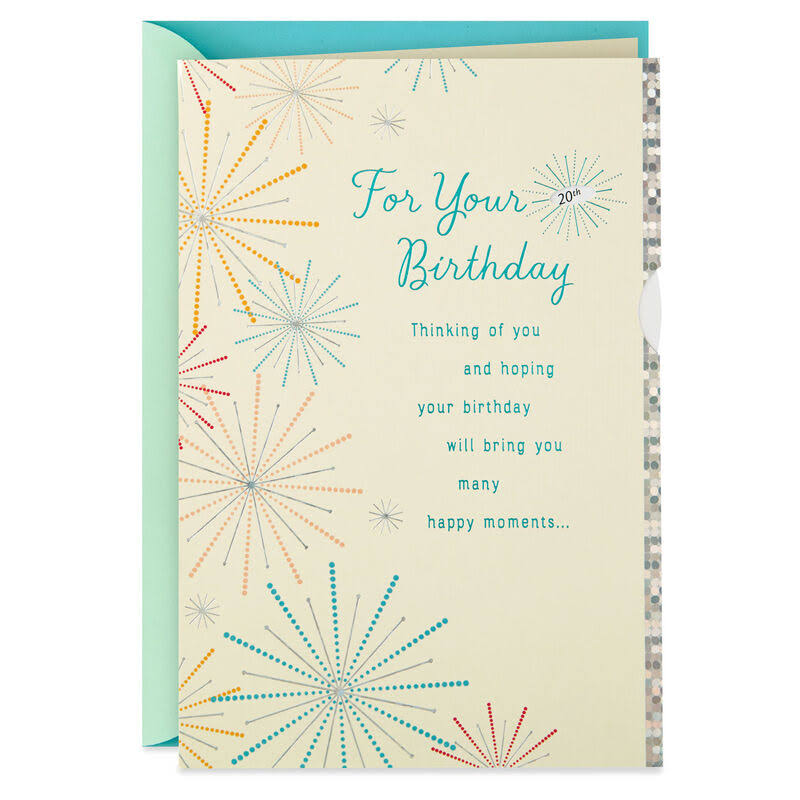 Hallmark Birthday Card, Special Moments Choose The Age Birthday Card