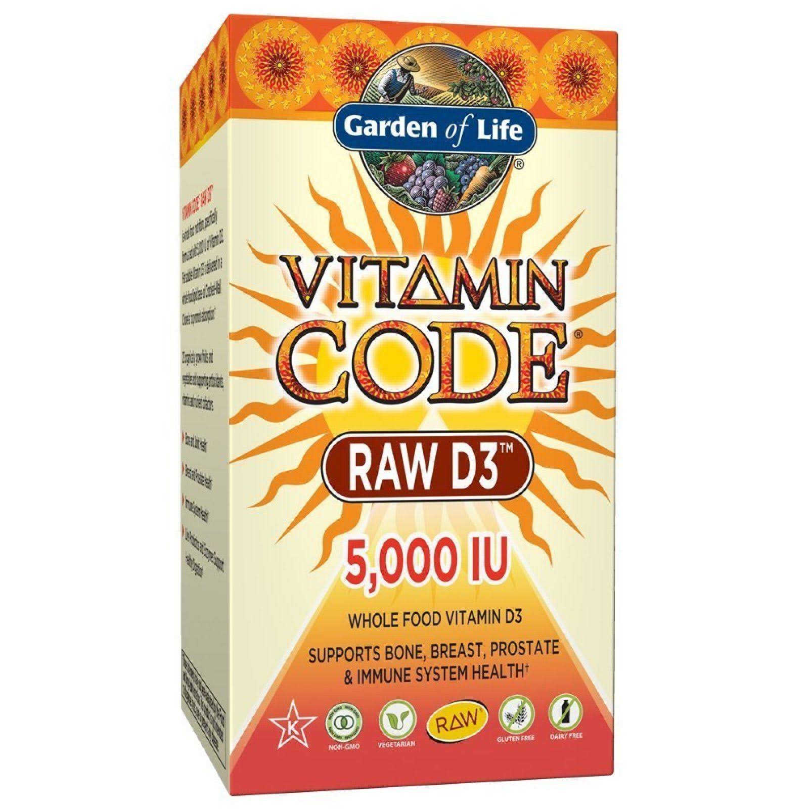 Garden of Life Vitamin Code Raw D3