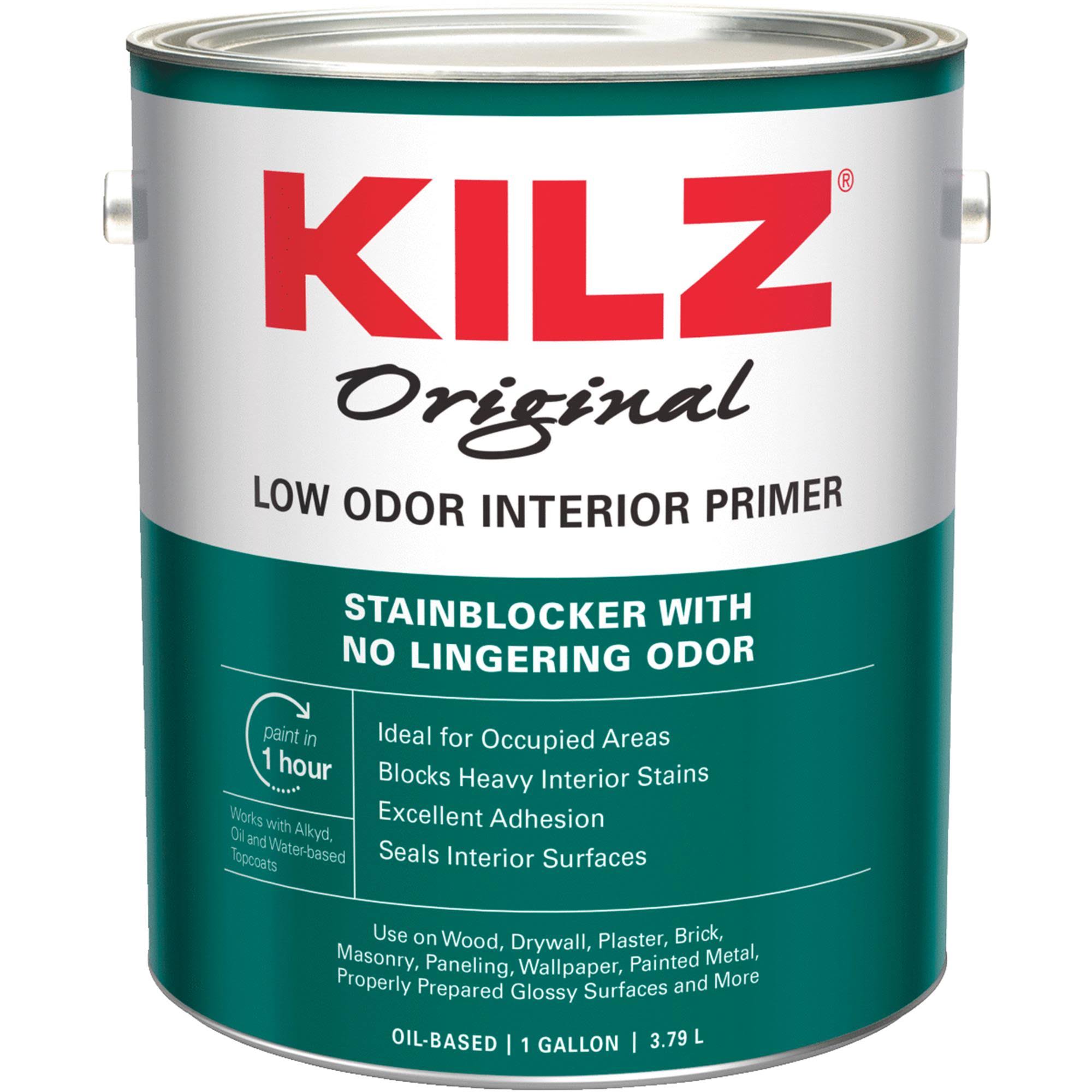 Kilz Odorless Primer Oil Base Interior - White, 1gal
