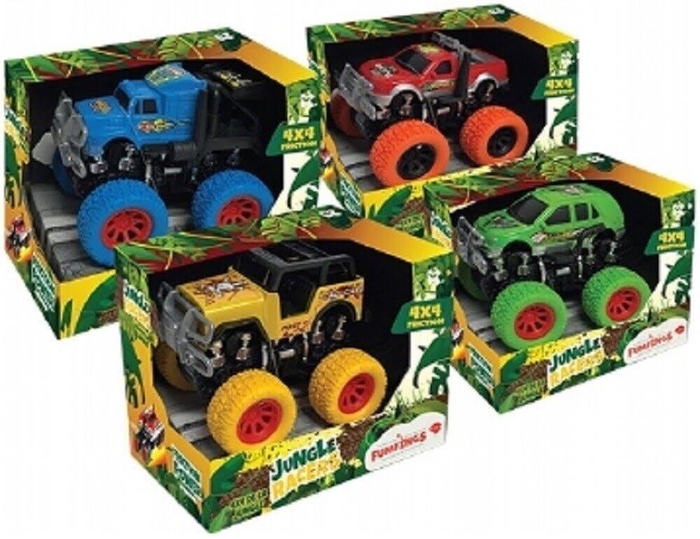 KEYCRAFT 4x4 Jungle Racers Truck Large - FM106 Wheel Big Car Toy Race Rainforest