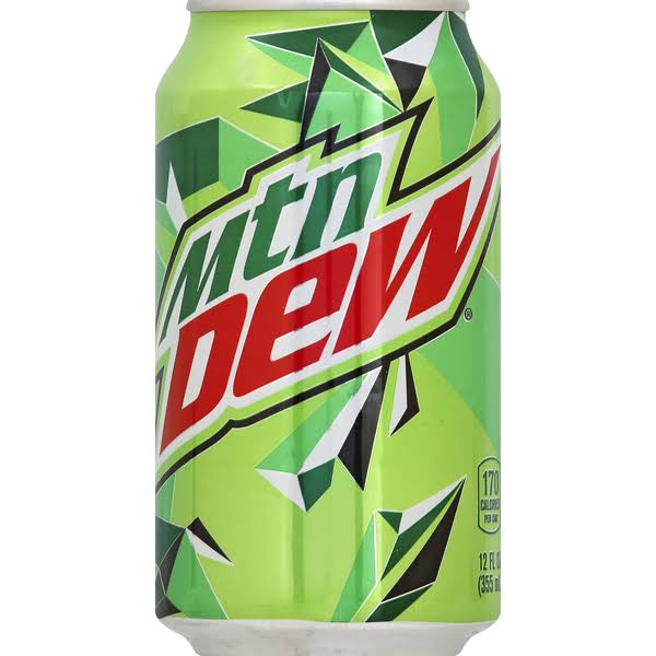 Mountain Dew Soda - 6 pack, 12 fl oz cans