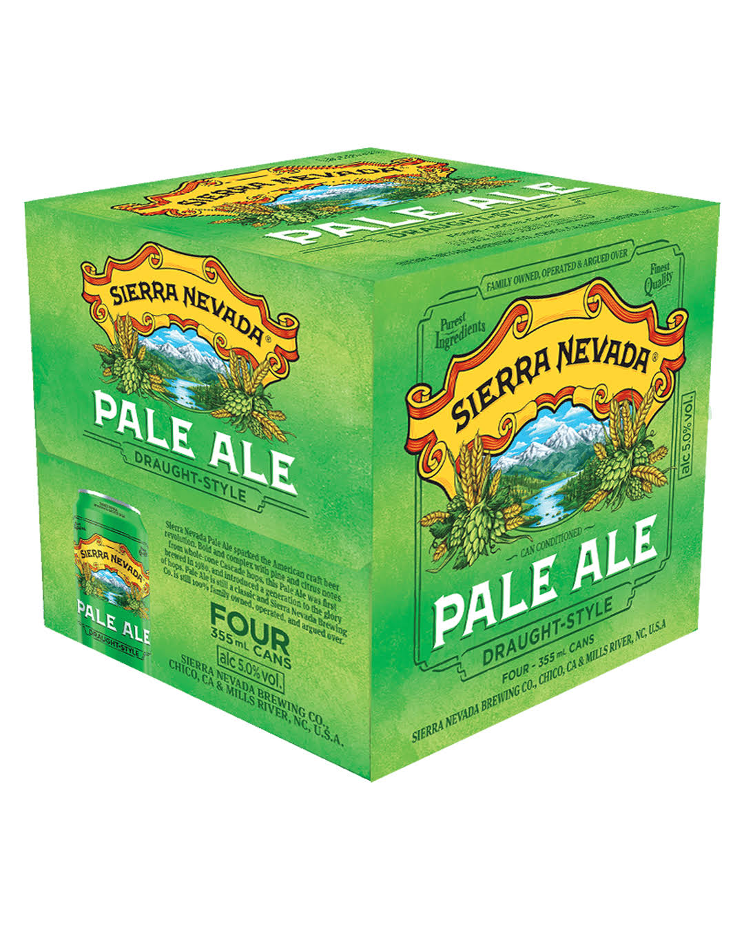 Sierra Nevada Draught Pale Can 355ml X4 Pack