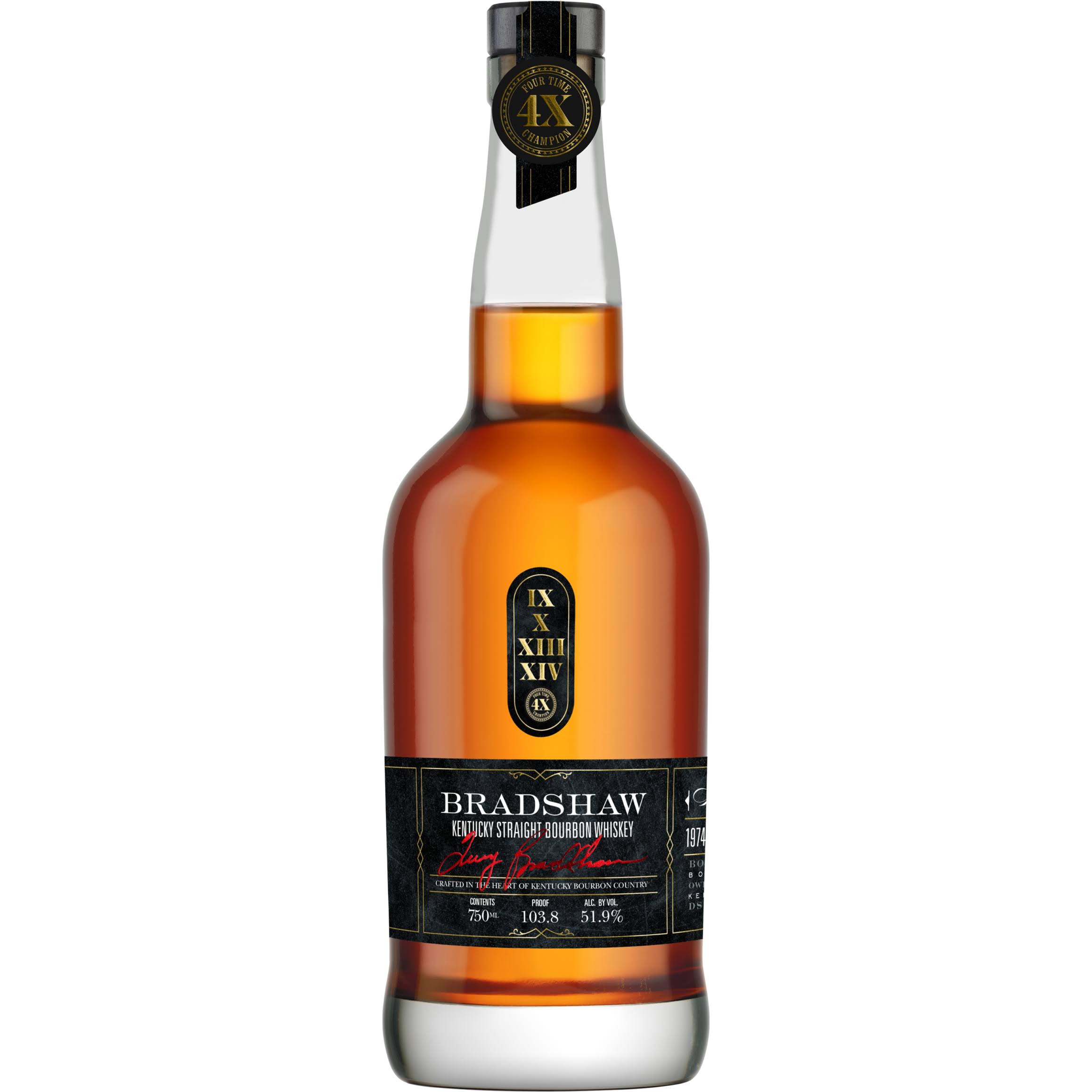 Bradshaw Straight Bourbon Whiskey 750ml