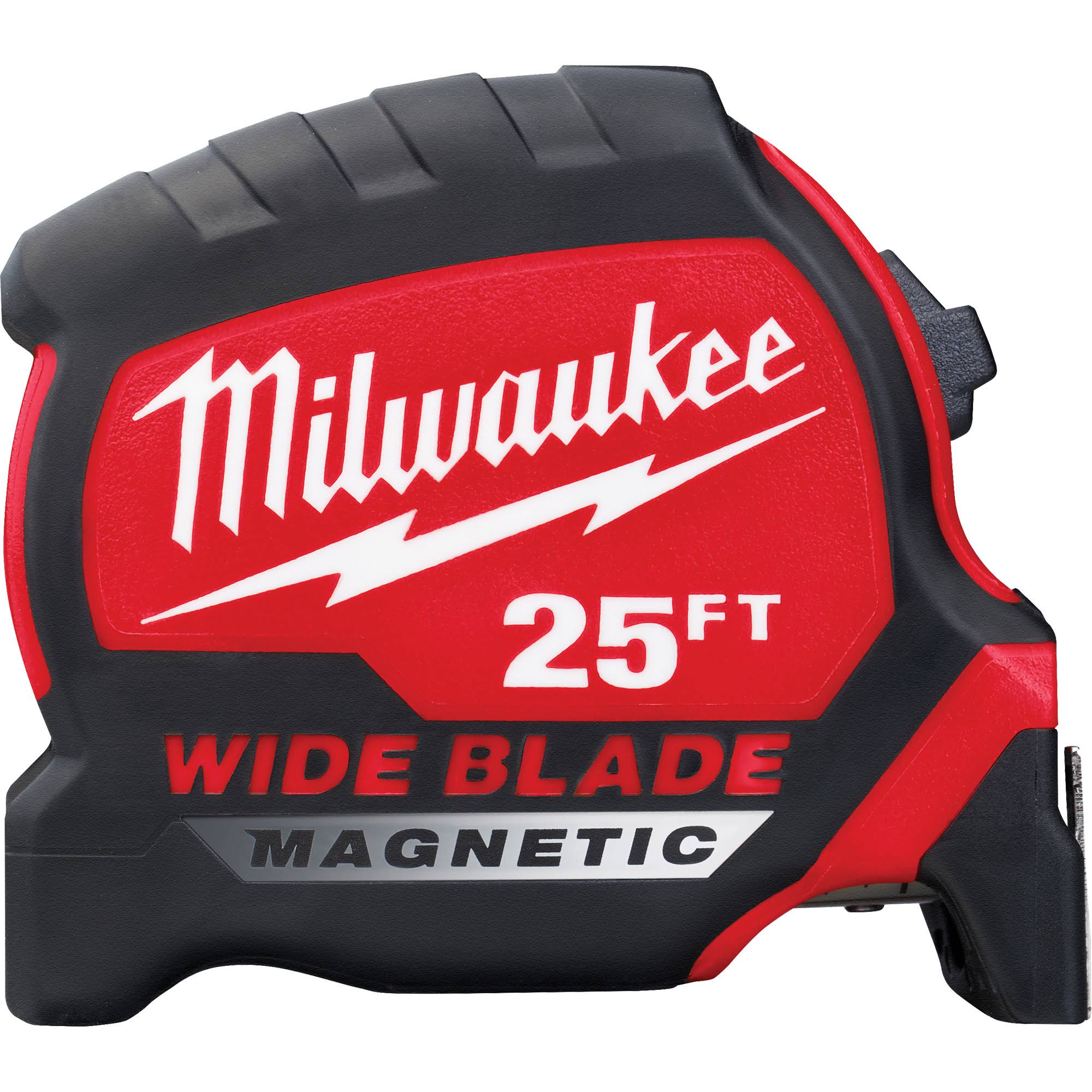 Milwaukee 48-22-0225M 25ft Wide Blade Magnetic Tape Measure