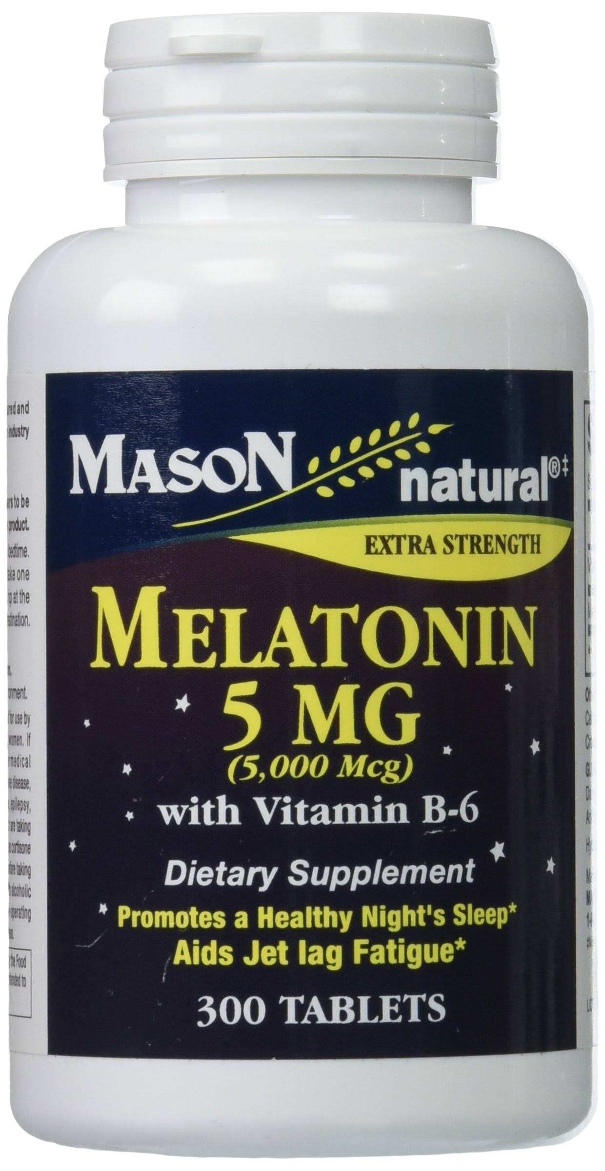 Mason Vitamins Melatonin Supplement - 5mg, 300 Tablets