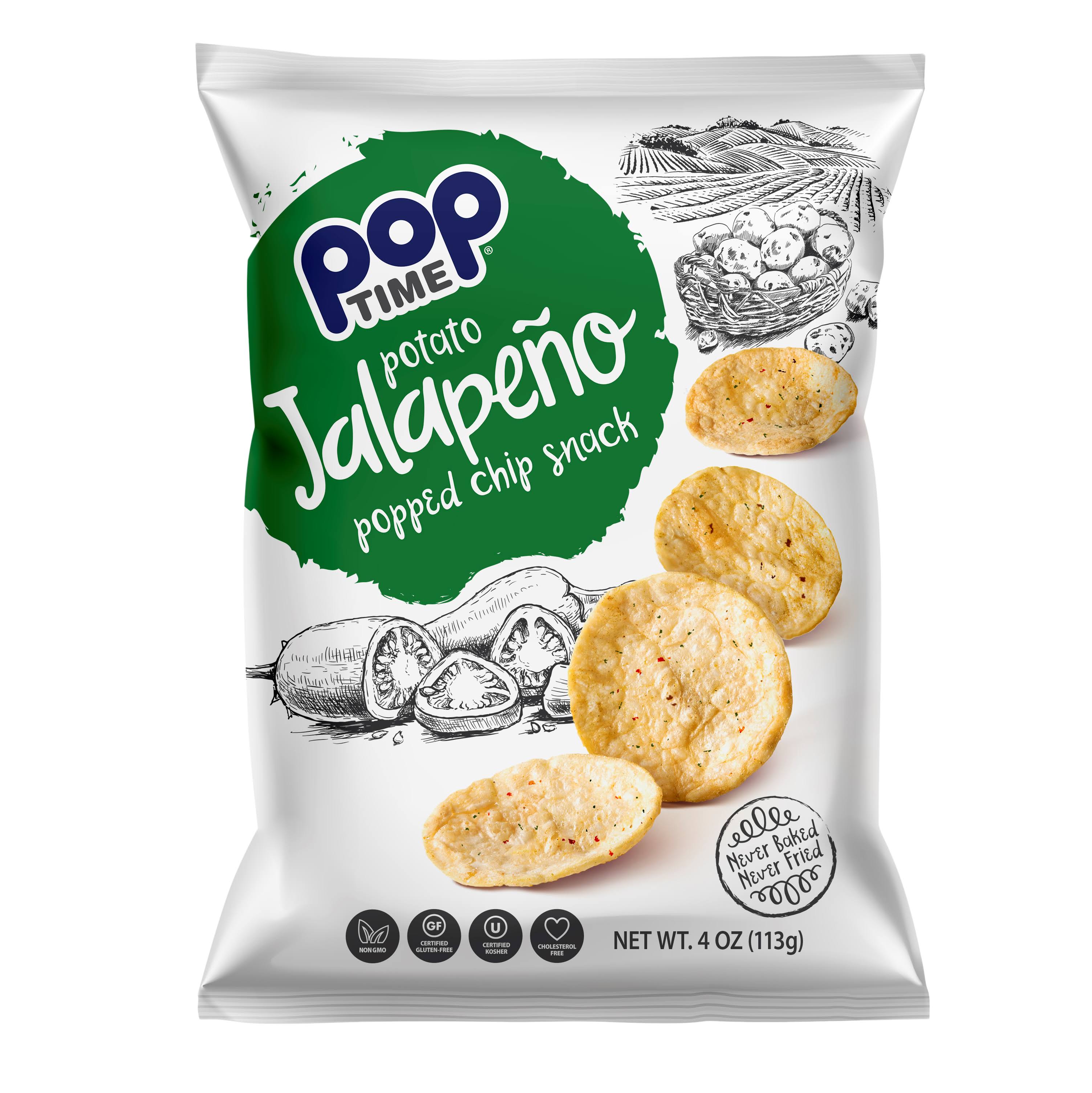 Pop Time Jalapeno Salt Popped Chips
