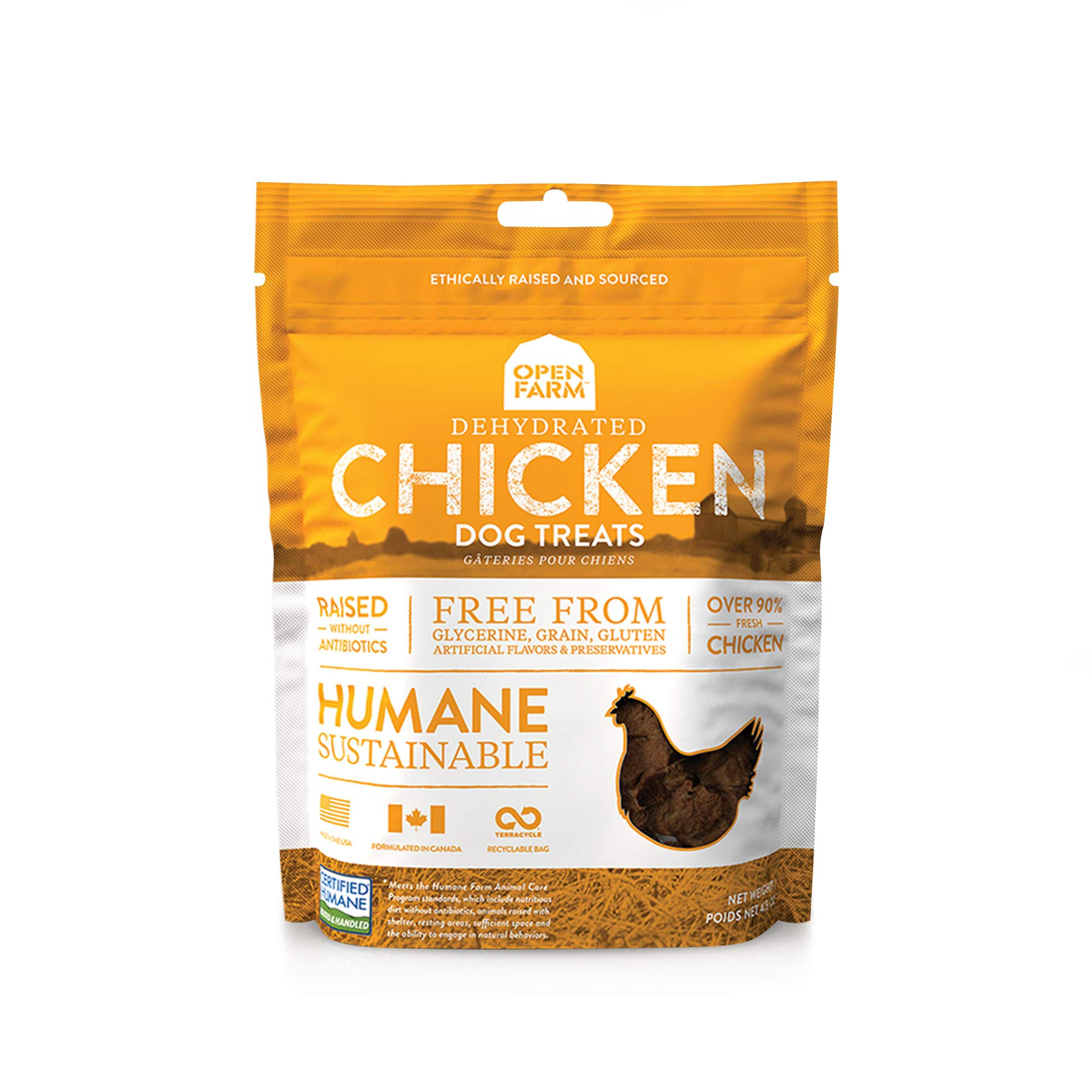 Open Farm Dog Treat - Dehydrated Chicken, 127g