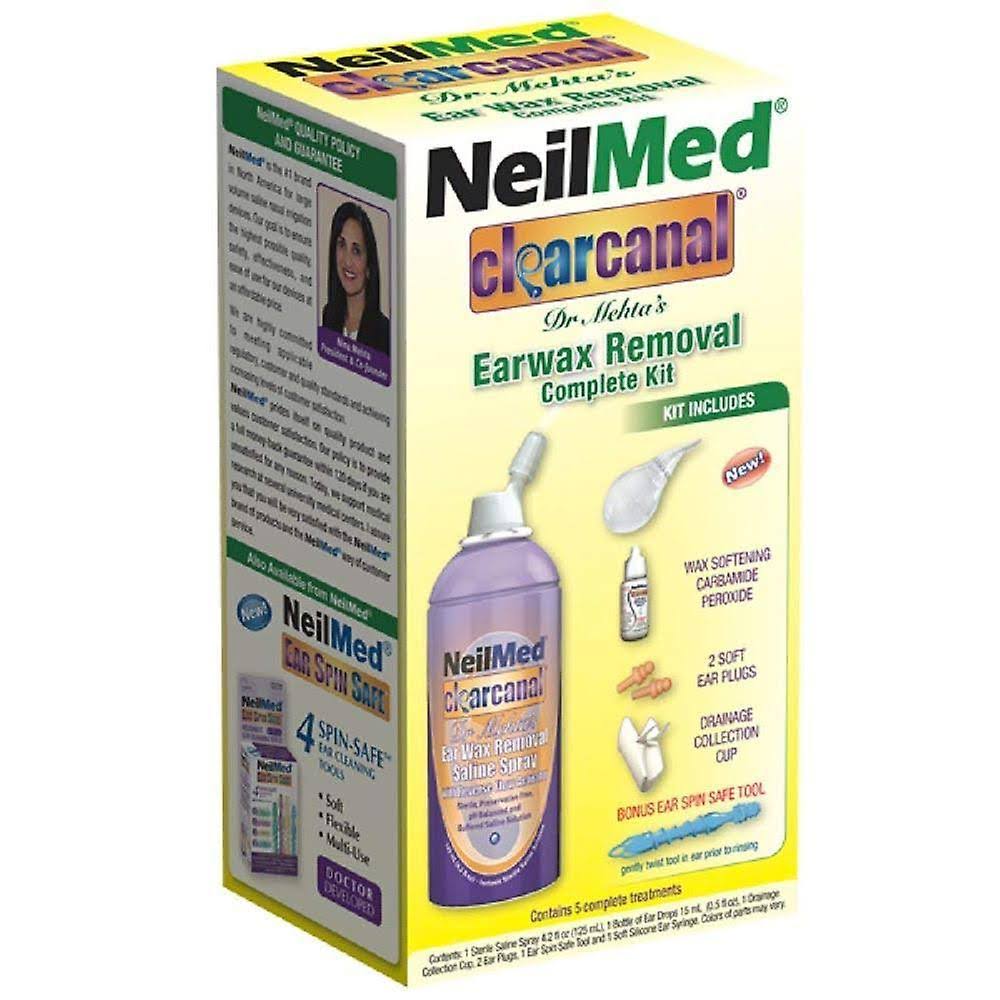 NeilMed Clearcanal Dr. Mehta's Earwax Removal Complete Kit - 5pc