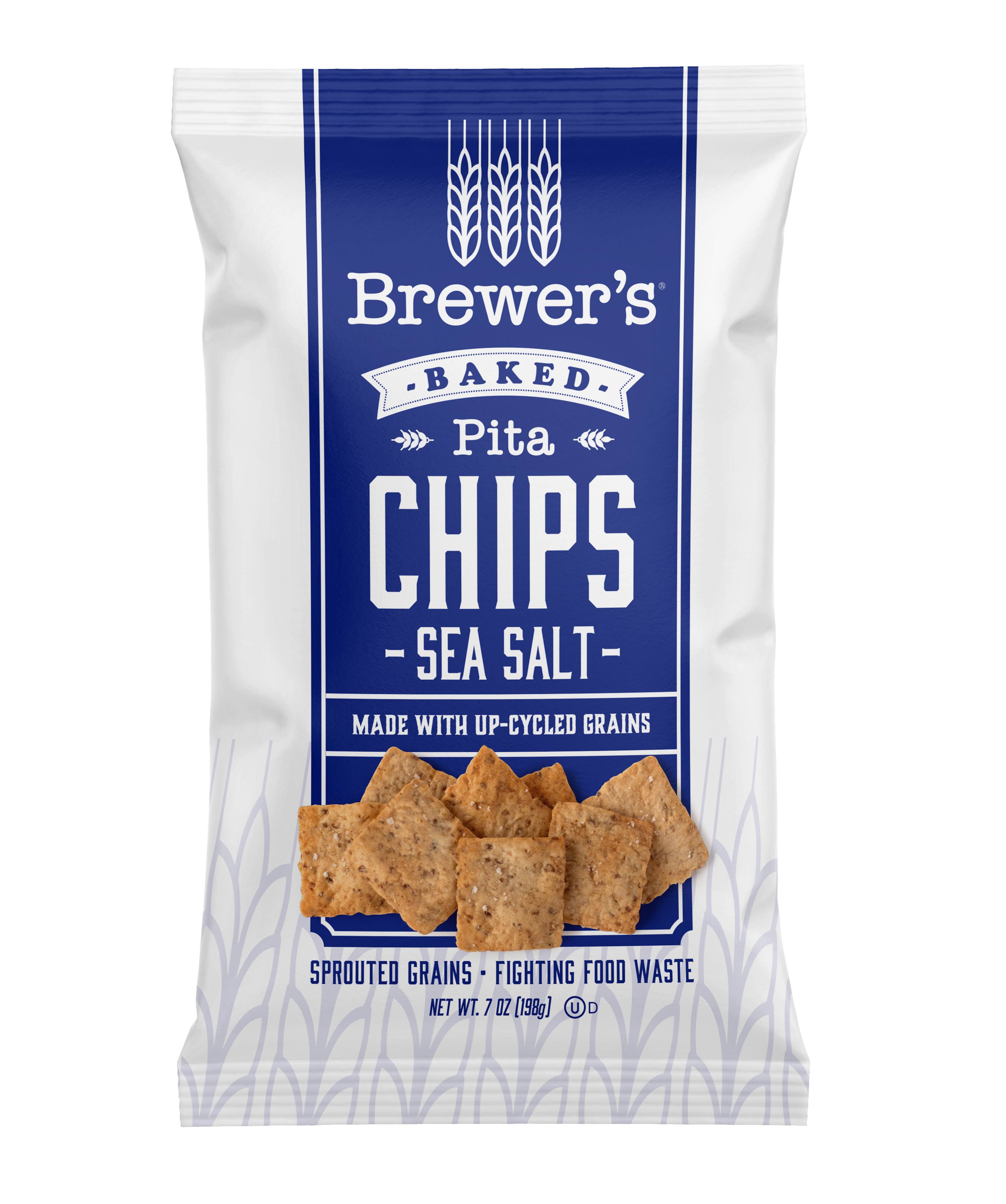 Brewer's Baked Sea Salt Pita Chips 7oz