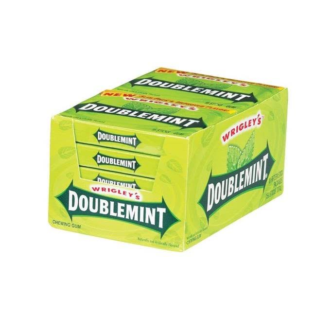 Wrigley's Doublemint Gum - Slim Pack, 15 Sticks