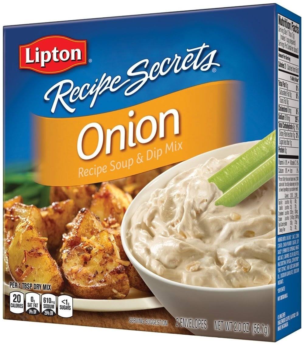 Lipton Recipe Secrets Onion Recipe Soup & Dip Mix - 56.7g