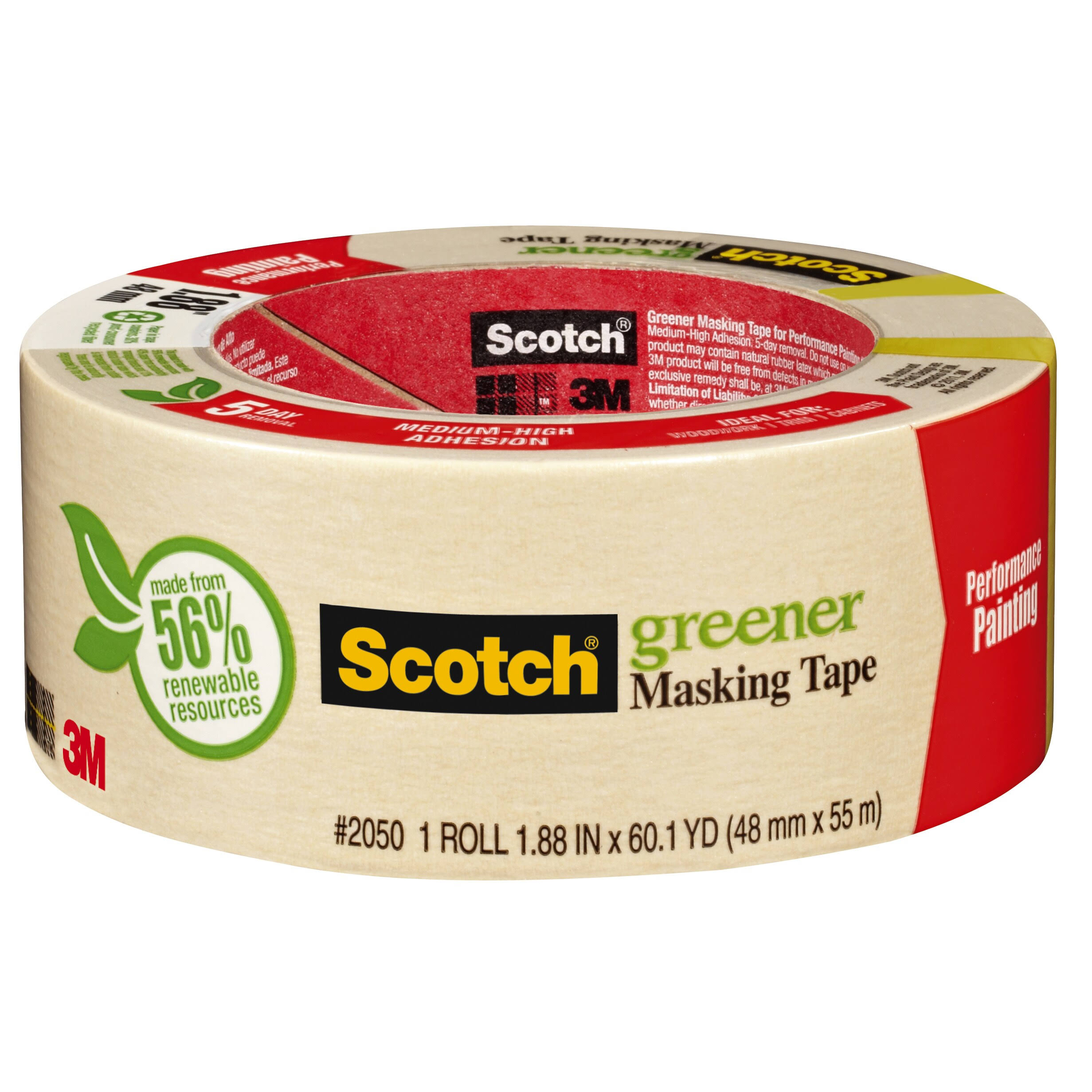 3M Scotch Masking Tape - 1.88in x 60.1yd