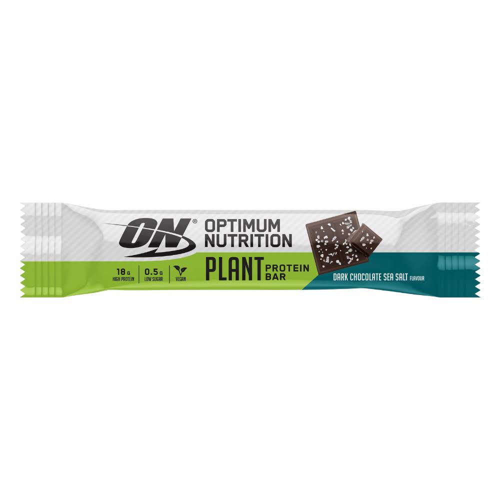 Optimum Nutrition Plant Vegan Protein Bar Dark Chocolate Sea Salt