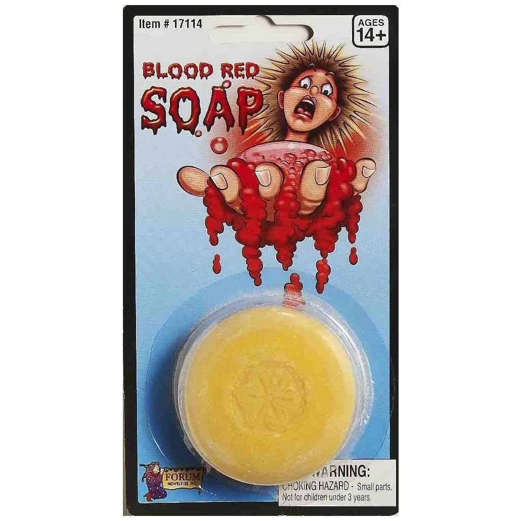 Forum Novelties Bloody Bathroom Soap - Red