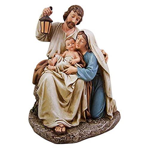 CB Catholic Christmas Blessed Holy Family Figurine, 9 1/4 Inch