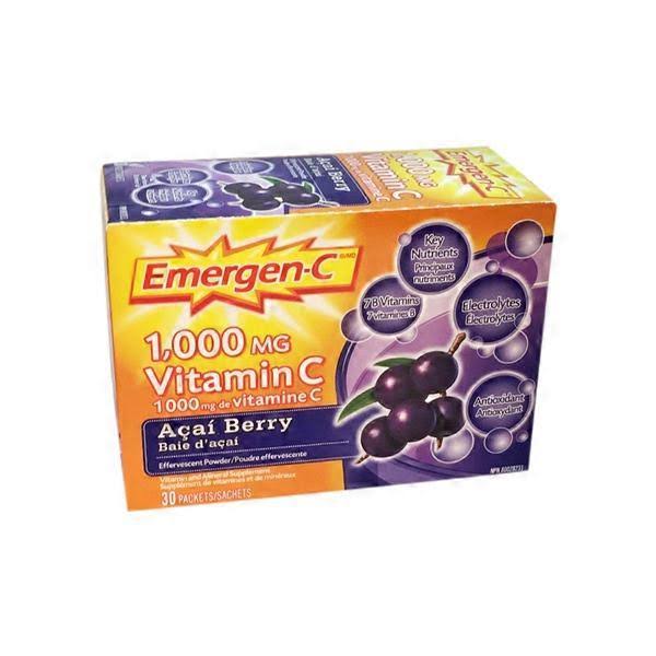 Emergen-c Acai Berry Supplement - 30ct