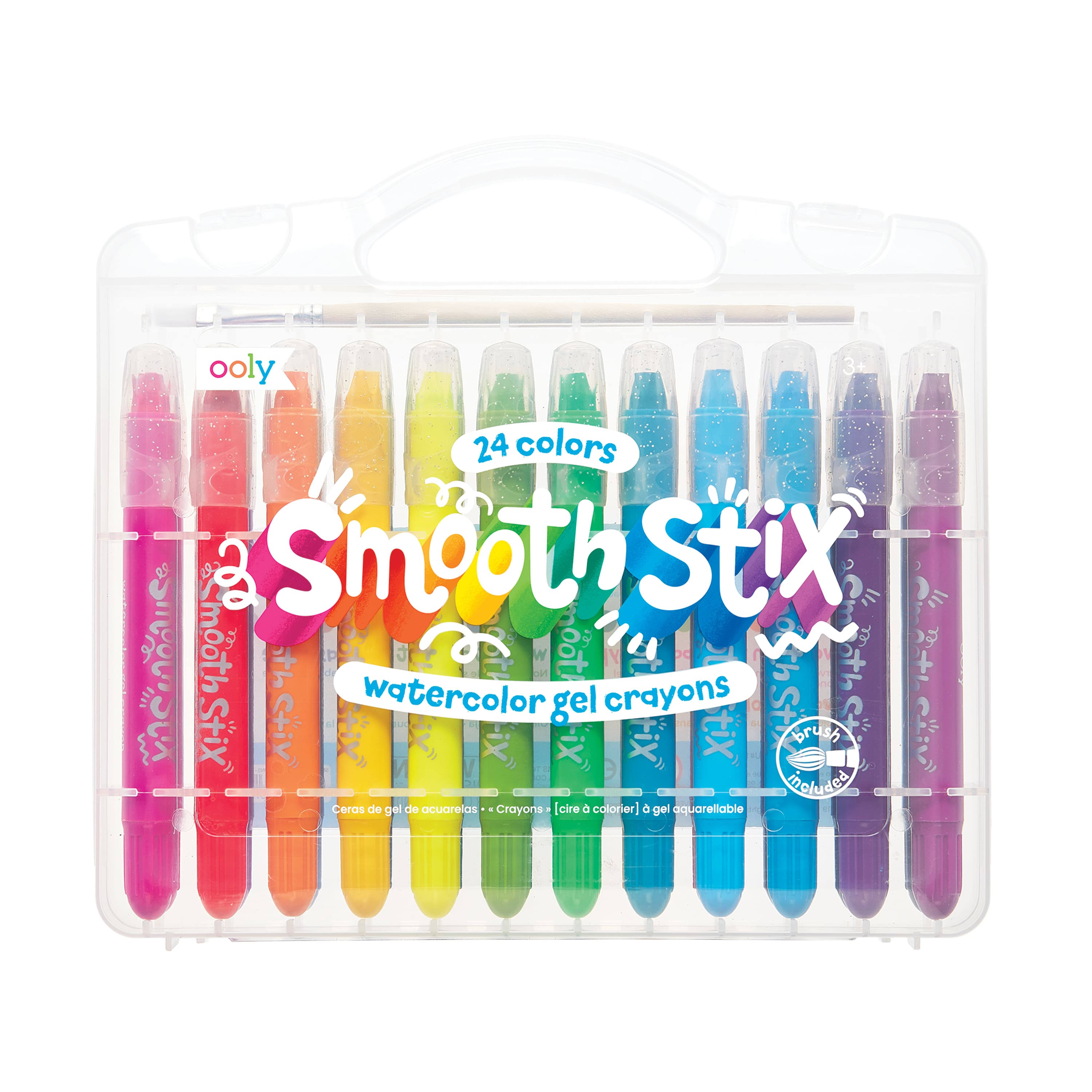 OOLY, Smooth Stix Watercolor Gel Crayons - 25 PC Set