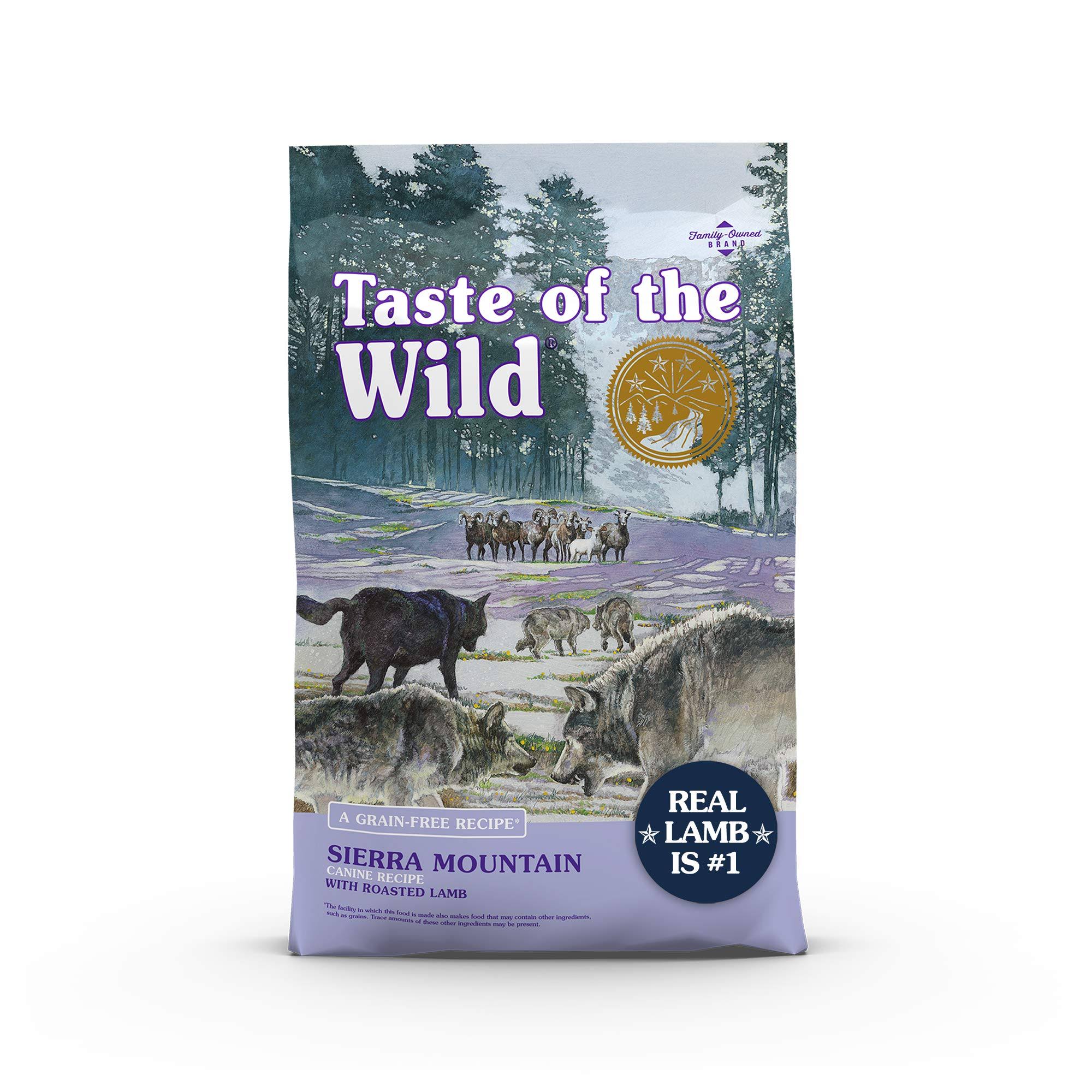 Taste of the Wild Sierra Mountain with Roasted Lamb Dog Food [14lb]