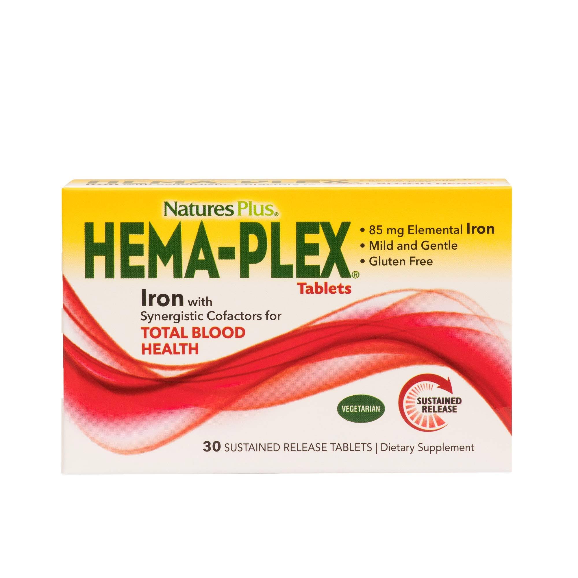 Nature's Plus Hema-Plex - 30 Tablets