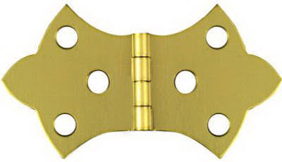 National Hardware Decorative Hinges - Brass, 1 11/16" x 3 1/16"