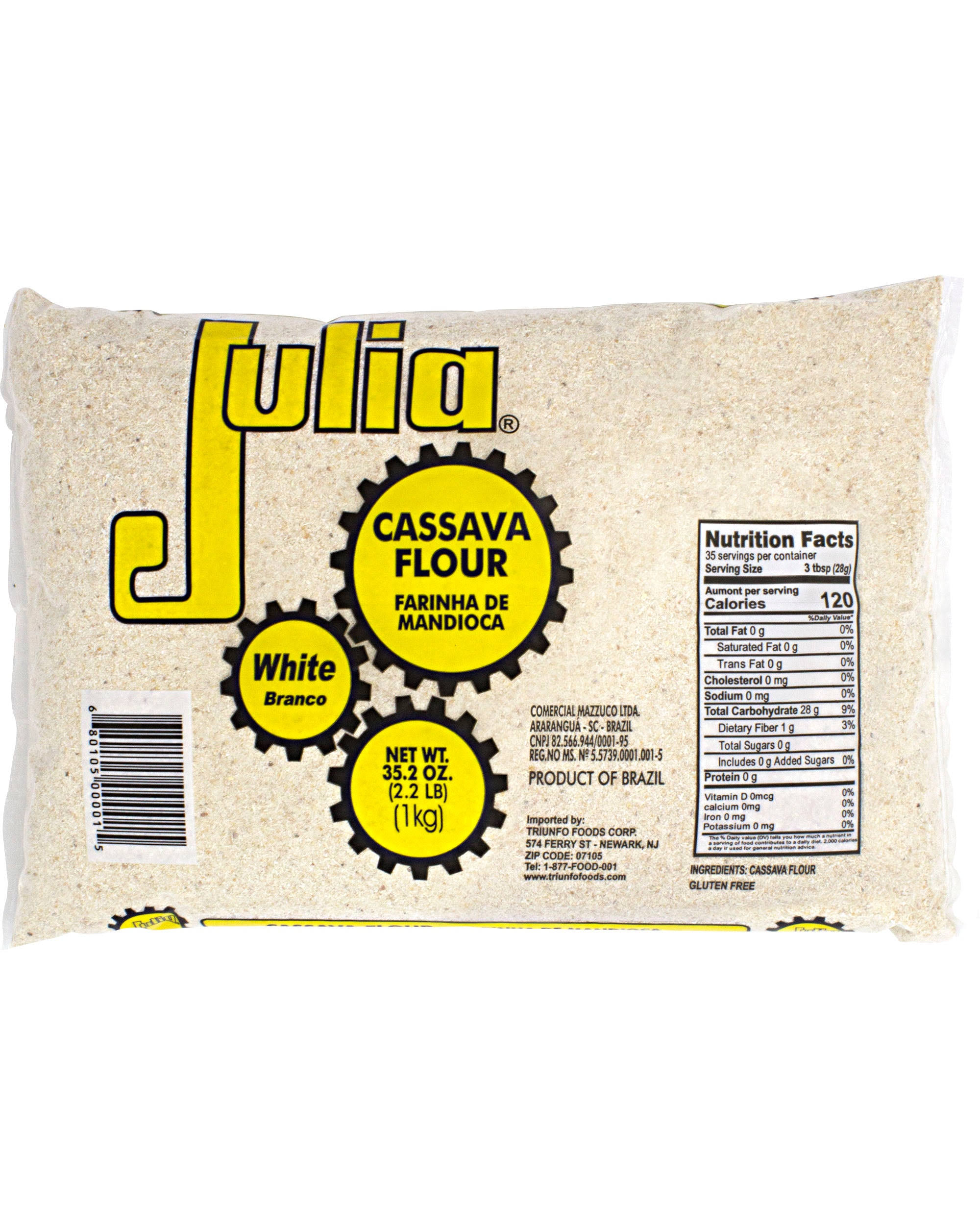 Julia Cassava White Flour - 35.2oz