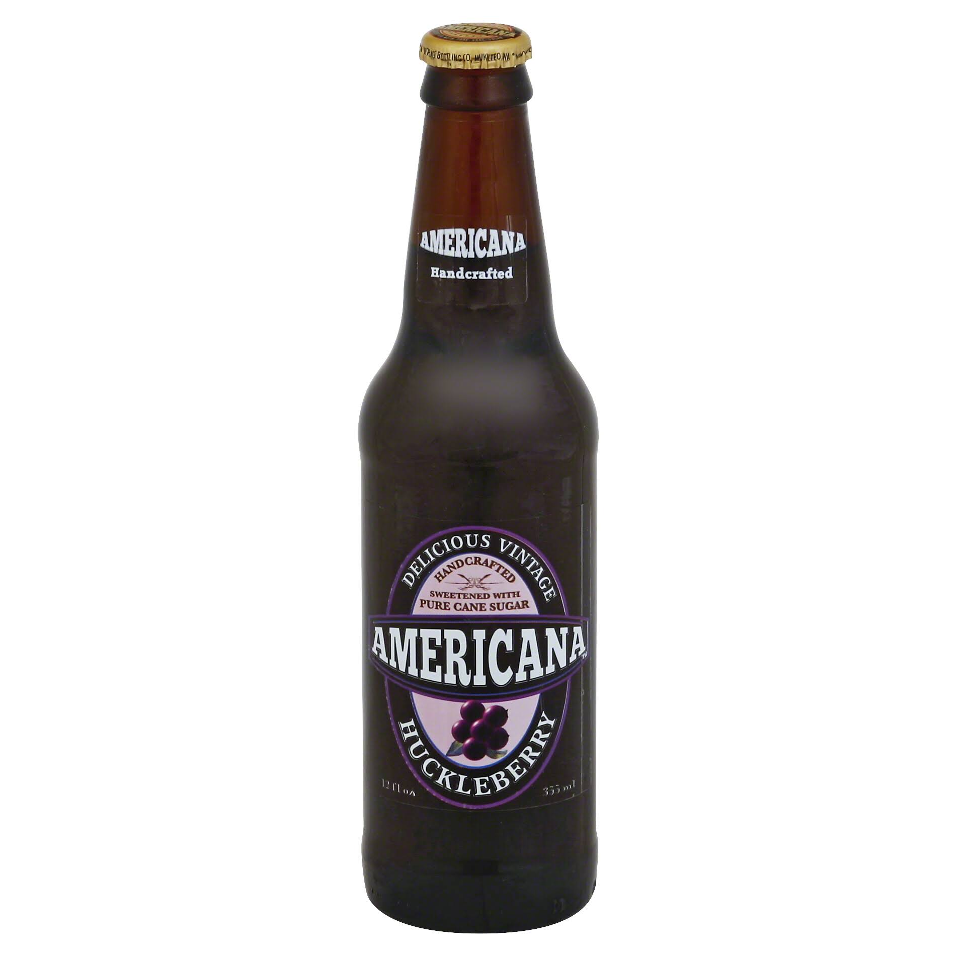 Americana Soda, Huckleberry - 12 fl oz