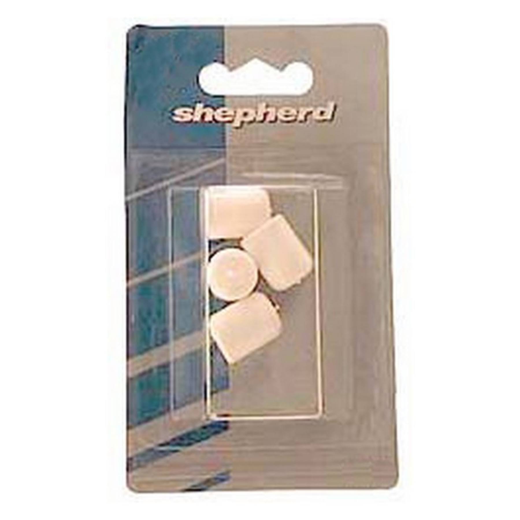 Shepherd Hardware Plastic Leg Tips - White, 5/8", 4pk