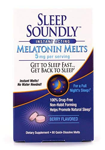 Windmill Health Products Sleep Soundly Melts Tablets - 5mg, 60ct