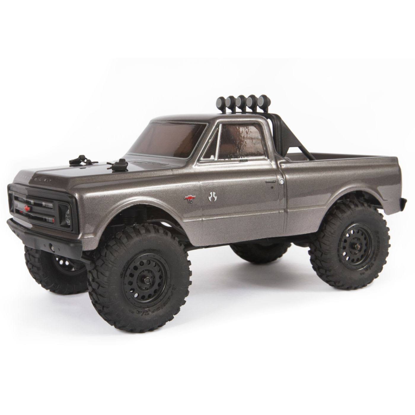 Axial AXI00001T2 SCX24 1967 Chevrolet C10 1/24 4WD-RTR, Silver