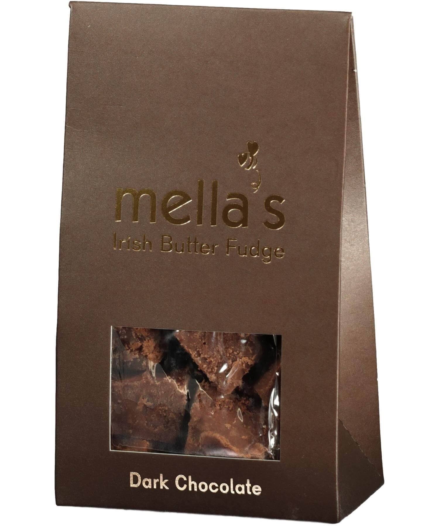 Mella Dark Chocolate Fudge Pouch - Evergreen 175g