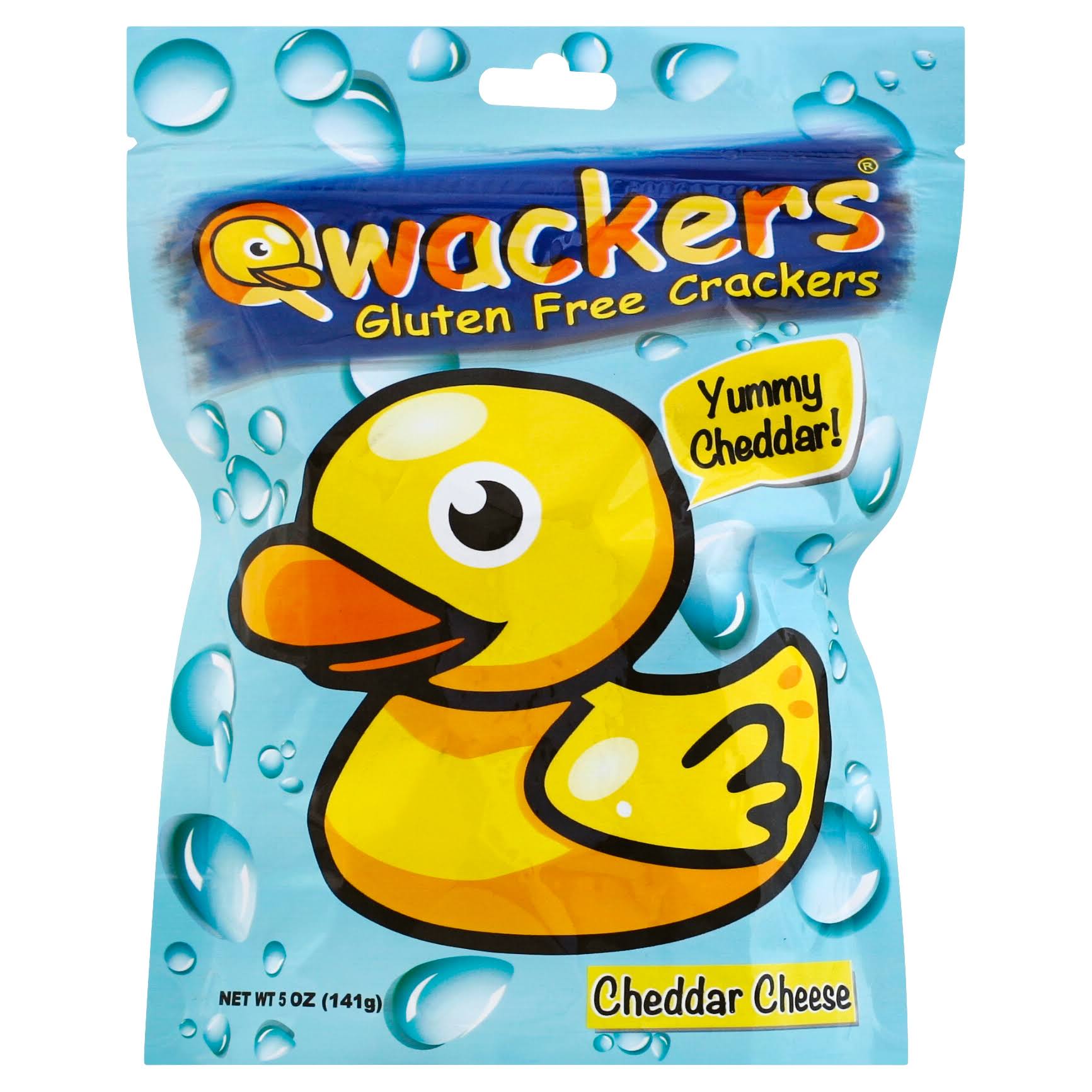 Qwackers Gluten Free Crackers - Cheddar Cheese, 5oz
