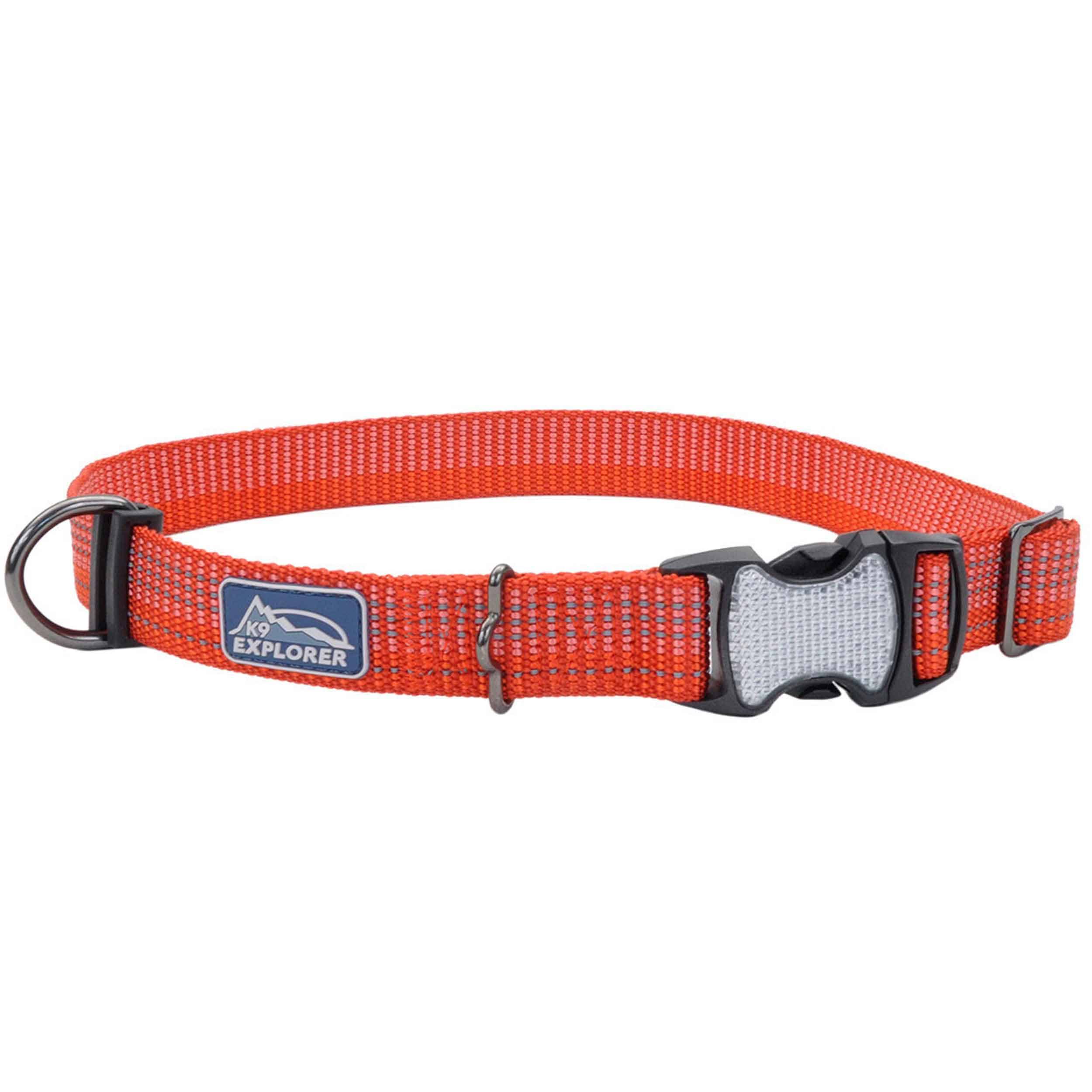 1 x 18-26-Inch Canyon K9 Explorer Reflective Adjustable Dog Collar