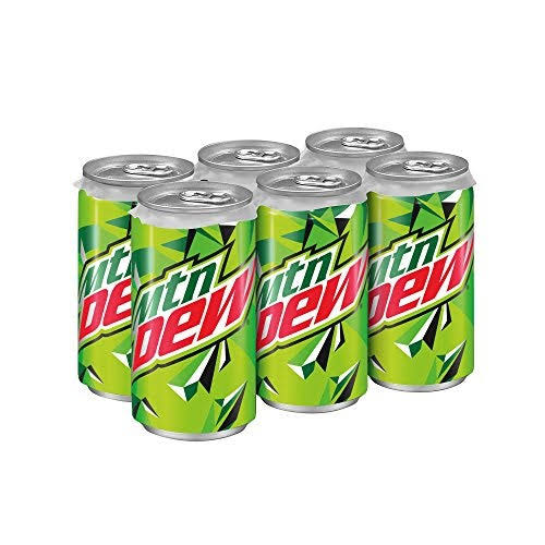 Mountain Dew Mini Cans Soft Drink - 7.5oz, 12ct