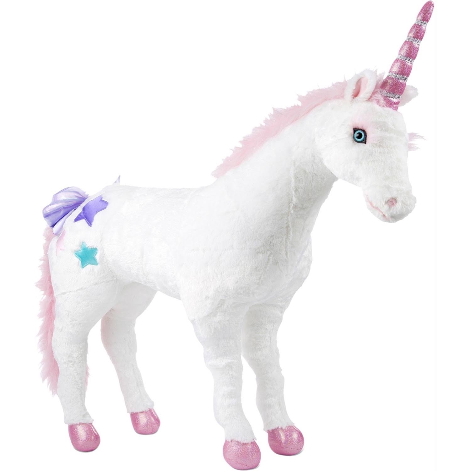 Melissa & Doug Unicorn Stuffed Plush Soft Toy - 32"