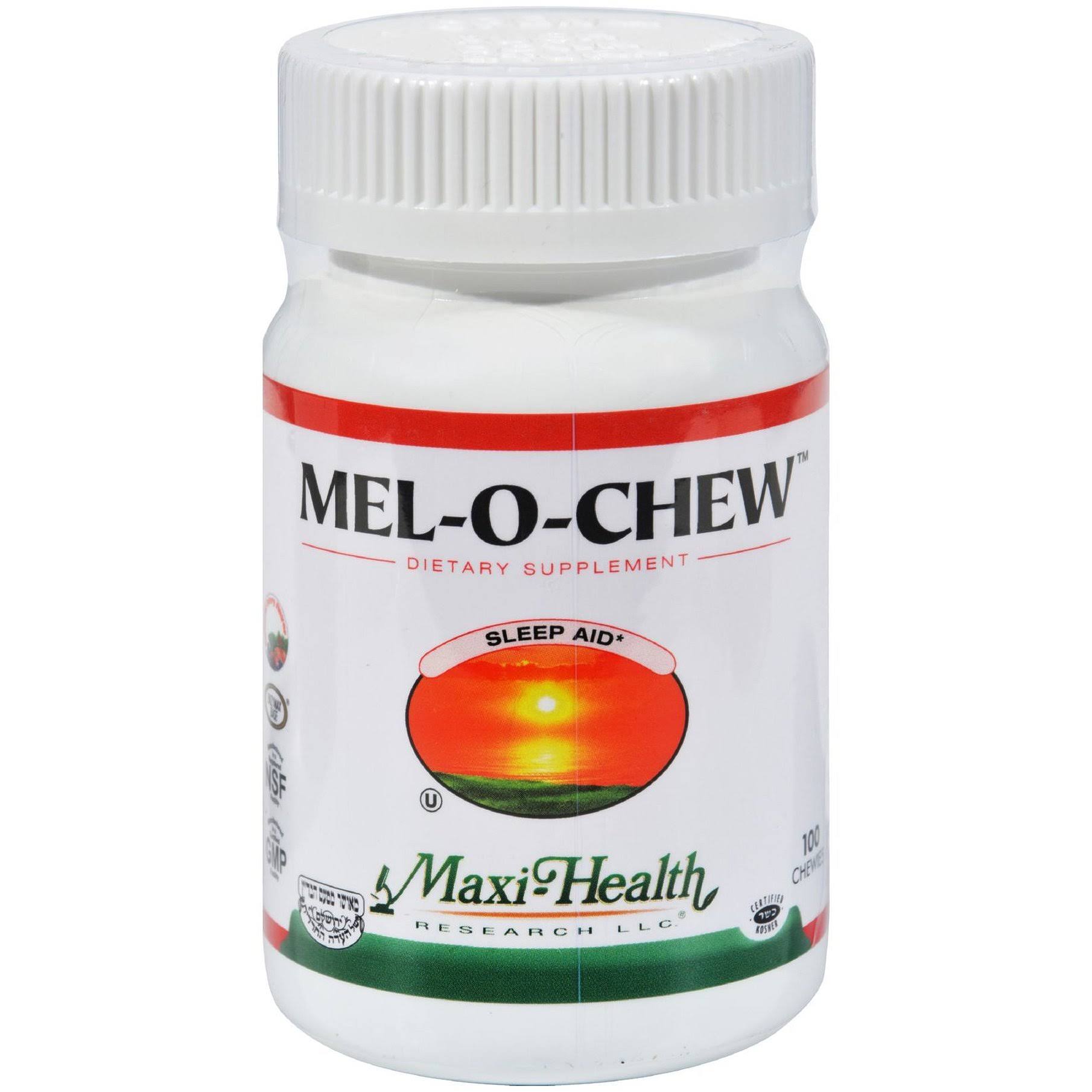 MaxiHealth Mel-O-Chew - 100 Chew