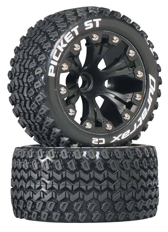 Duratrax DTXC3546 Mounted Front Picket ST Tire